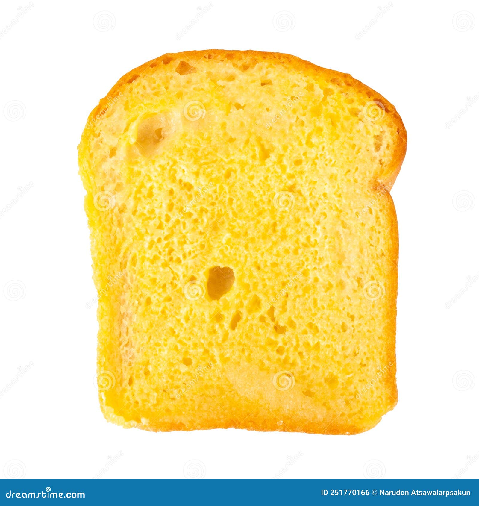 Buttered Bread Isolated on White Background Stock Photo Image of
