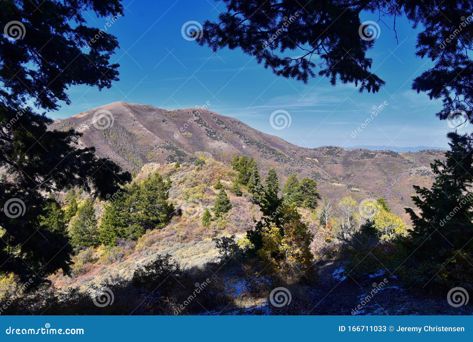 Butterfield Canyon Hiking Path Views of the Oquirrh Range Along the