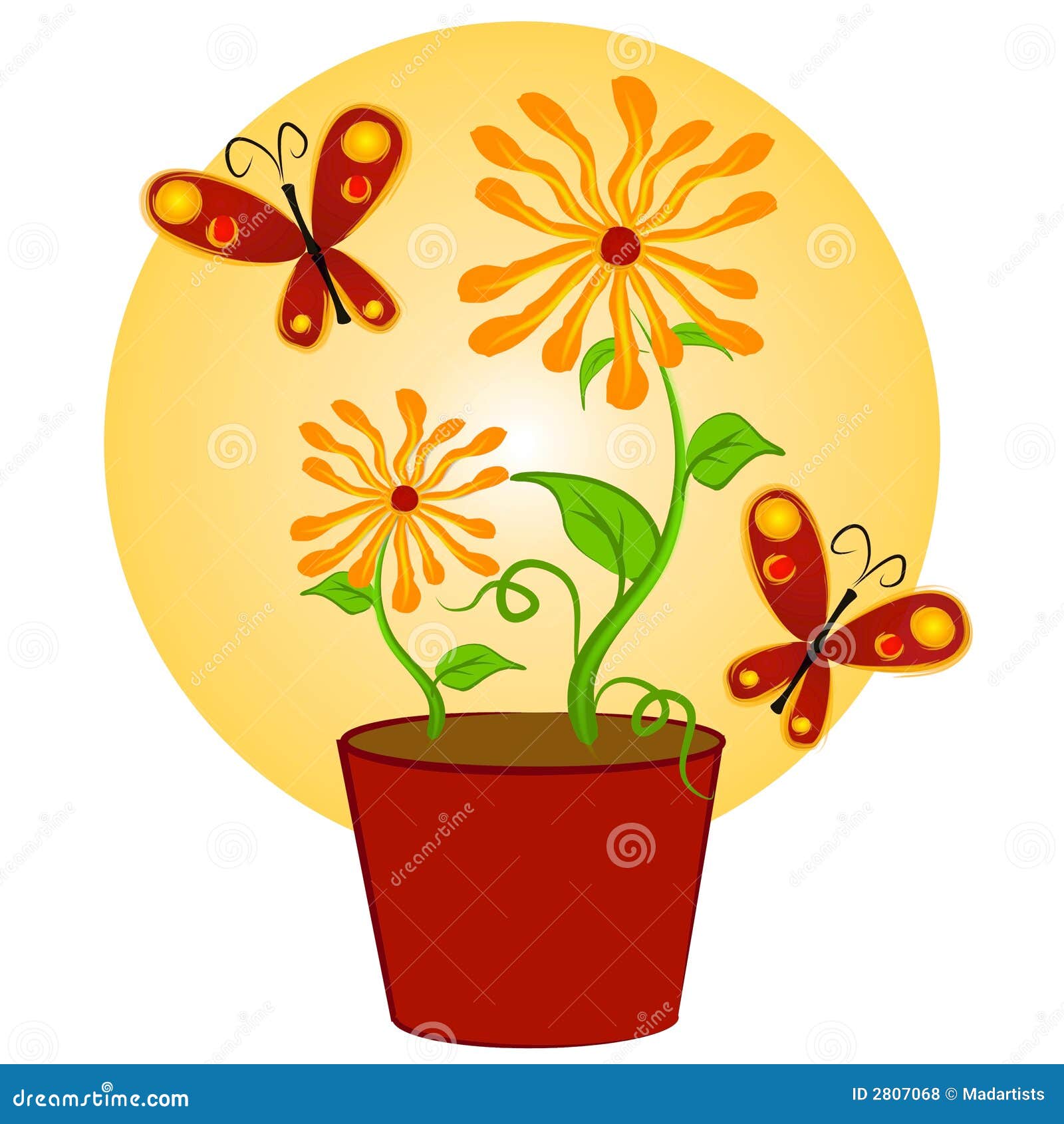 free flower and butterfly clipart - photo #25