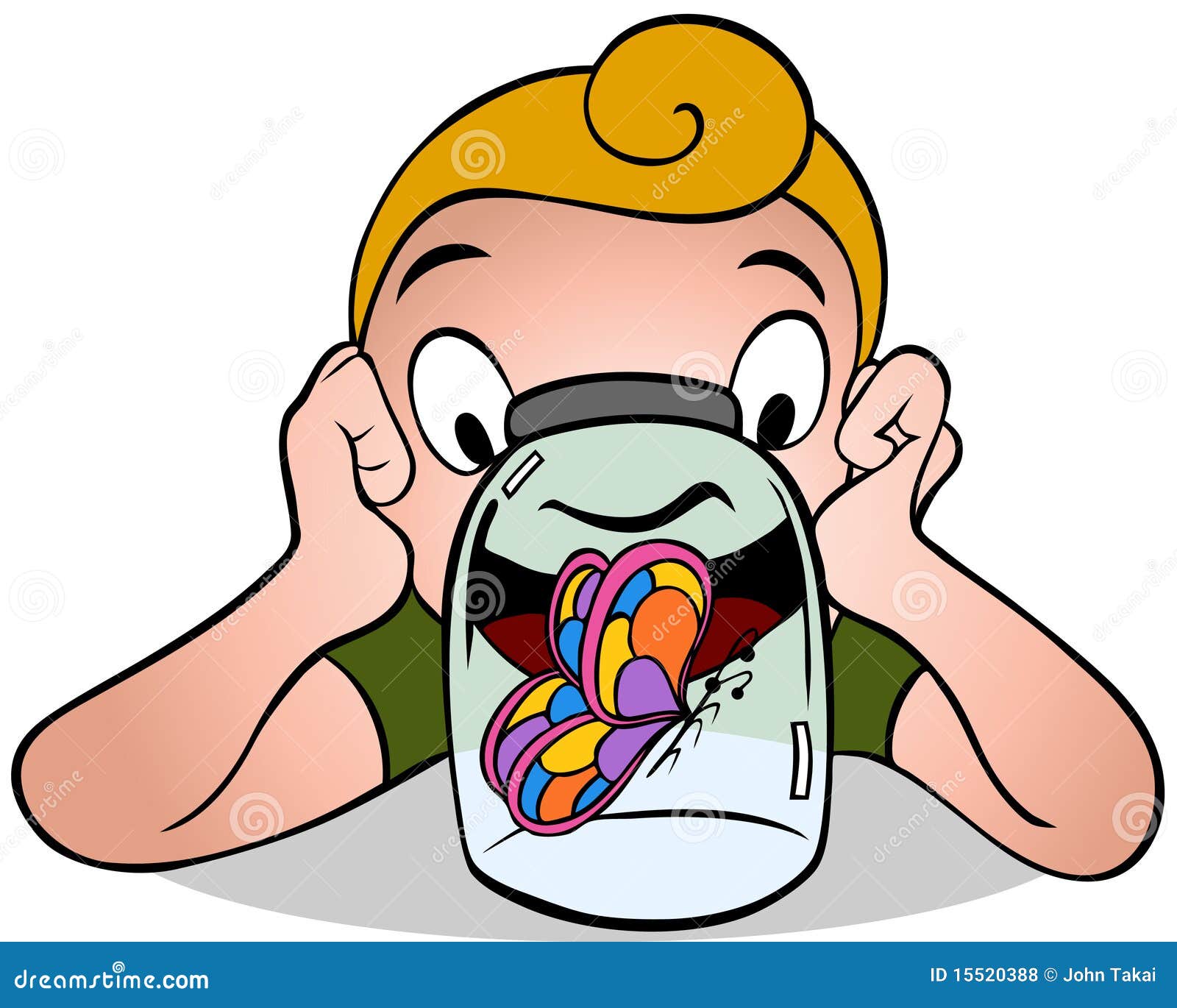 Butterfly Catcher Vector Illustration 15520388