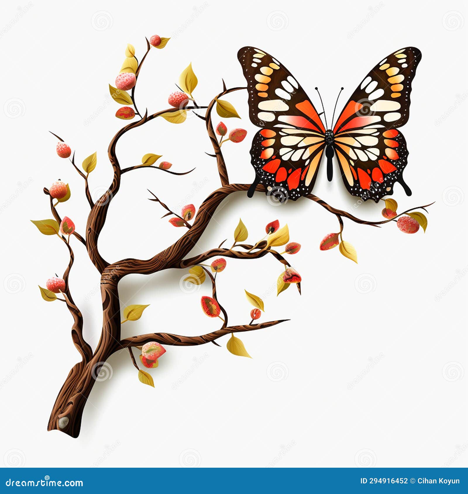 Butterfly gift shop stock illustration. Illustration of