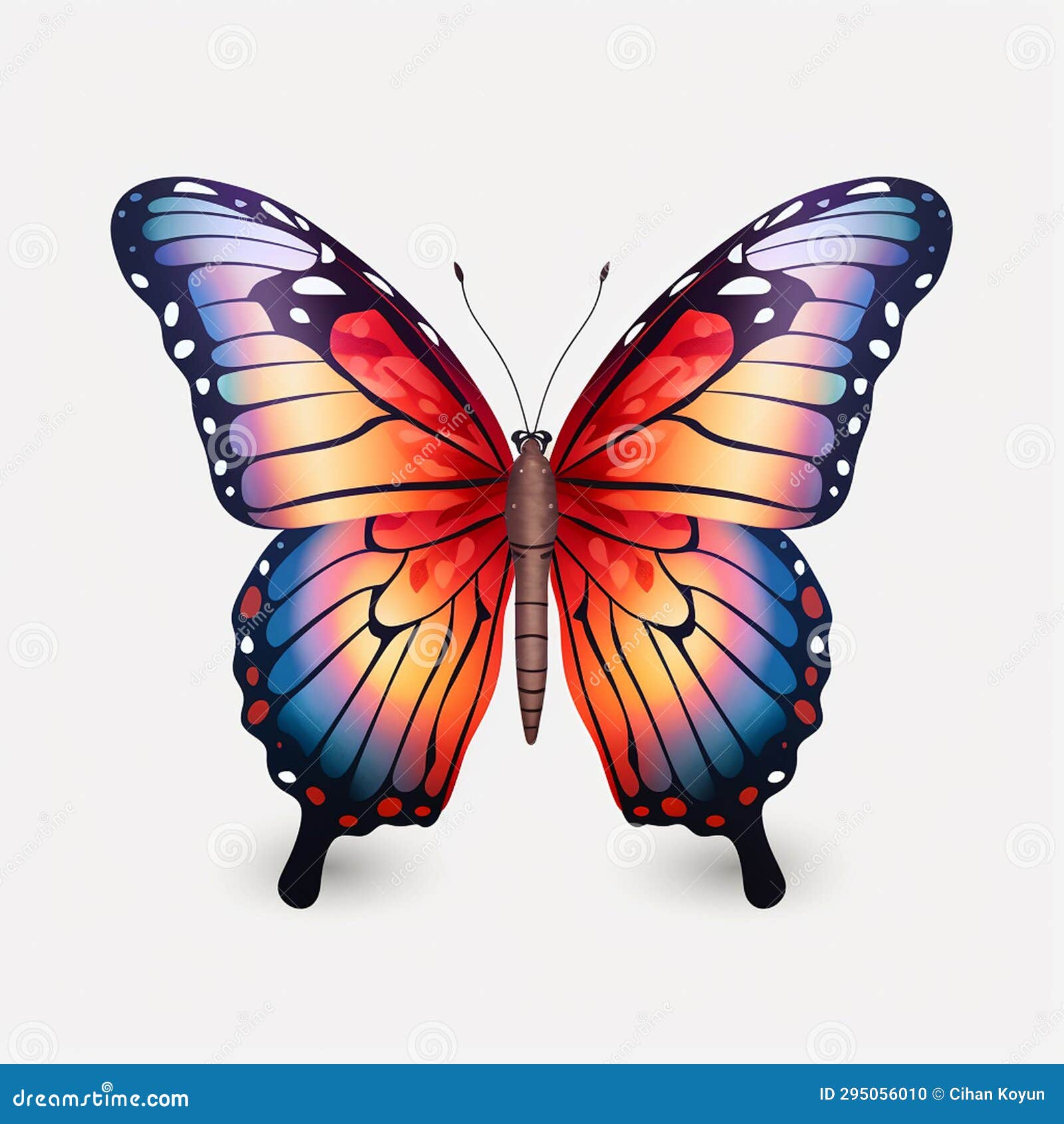 A Butterfly Gift a Symbol of Hope and New Beginnings Stock Illustration