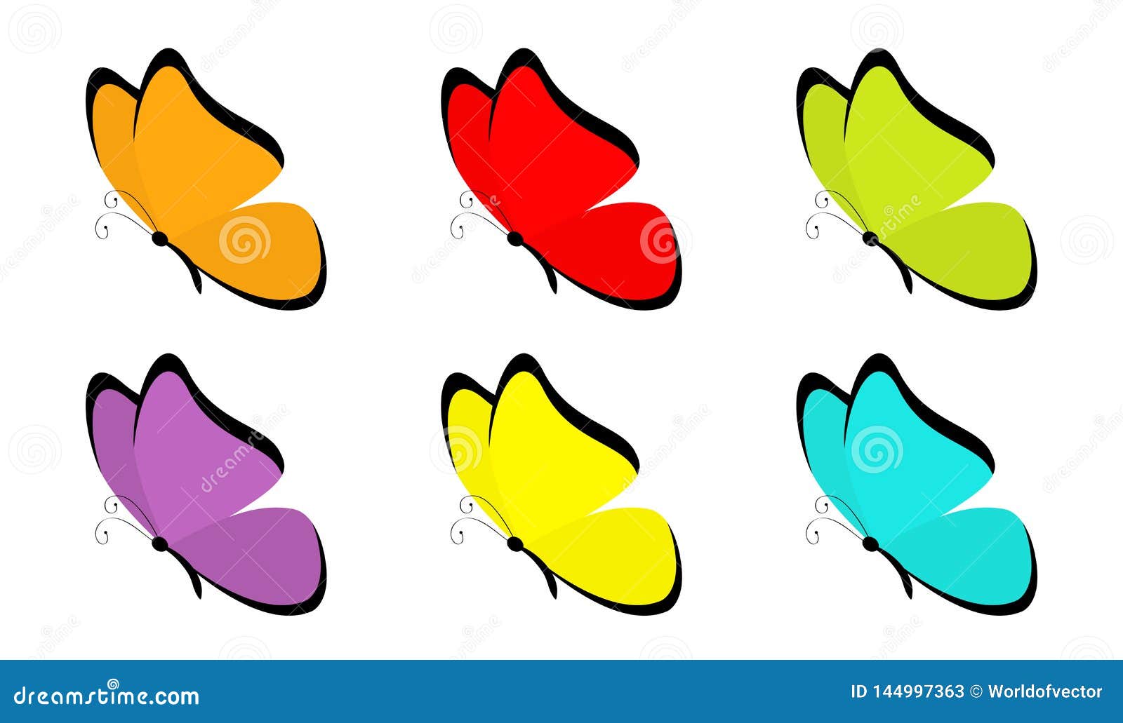 Butterfly Icon Set. Cute Cartoon Kawaii Funny Character. Colorful Blue Red Yellow Green Orange Violet Wings Stock Vector - Illustration of icon, design: 144997363 Butterfly Icon Set. Cute Cartoon Kawaii Funny Character. Colorful Blue Red Yellow Green Orange Violet Wings Stock Vector - Illustration of icon, design: 144997363
