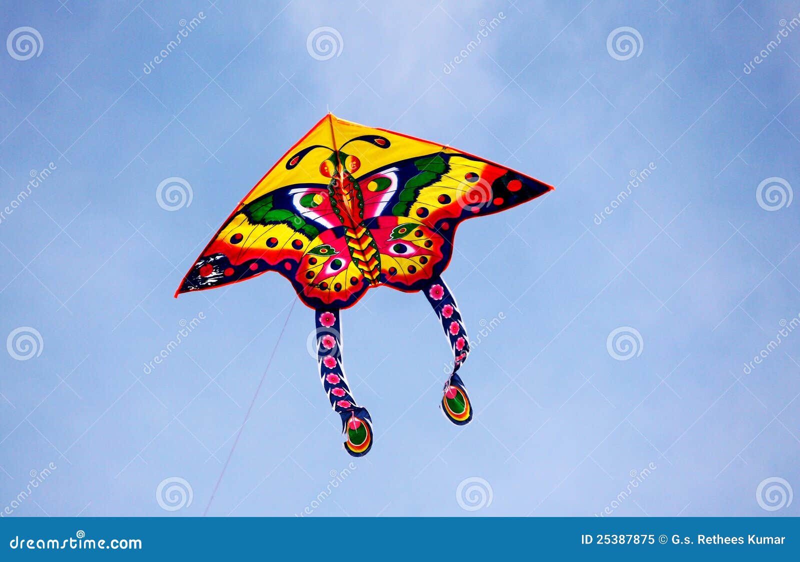 Butterfly kites stock image. Image of kites, string, tourism 25387875