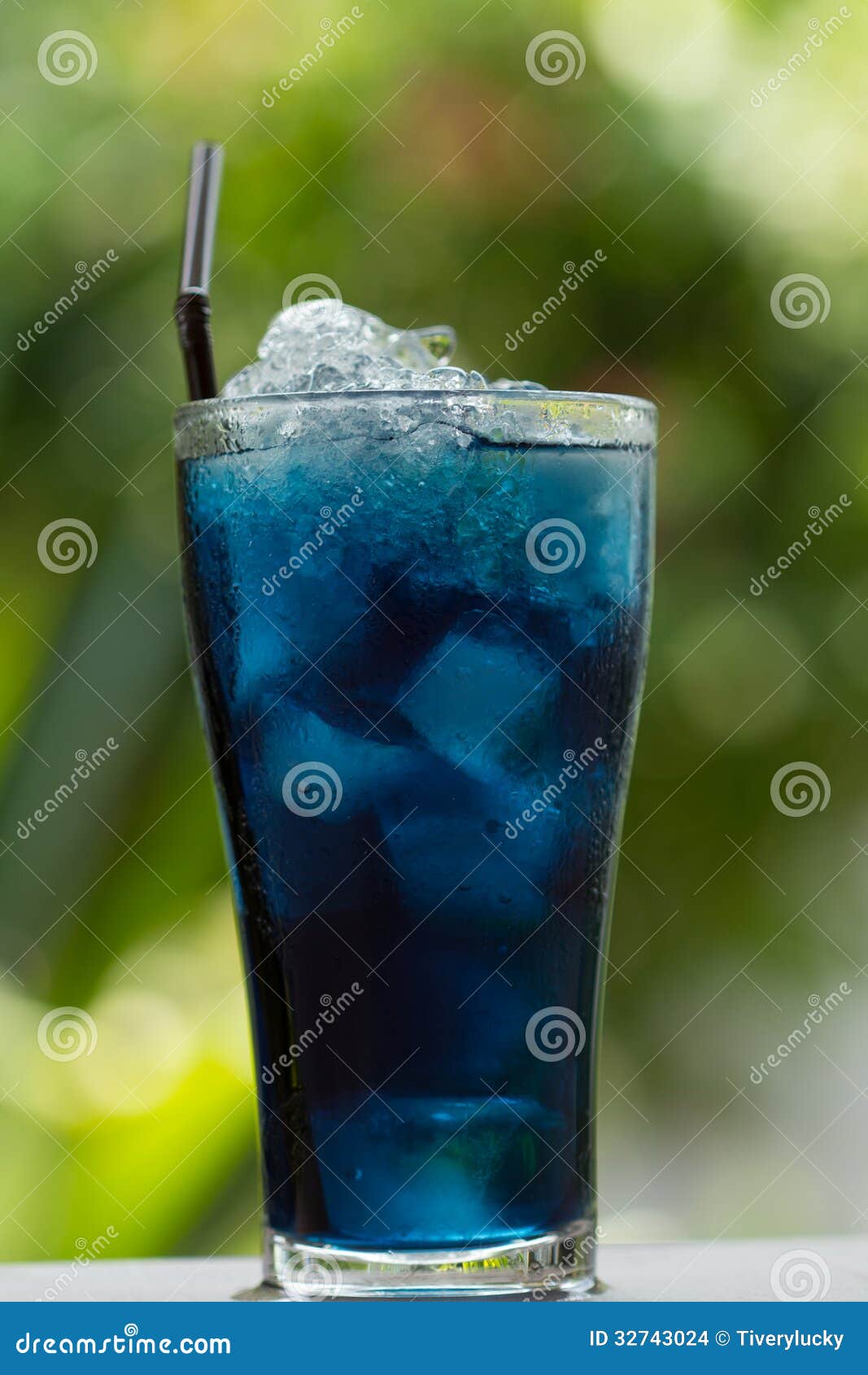 Butterfly pea juice stock photo. Image of herbal, food 32743024