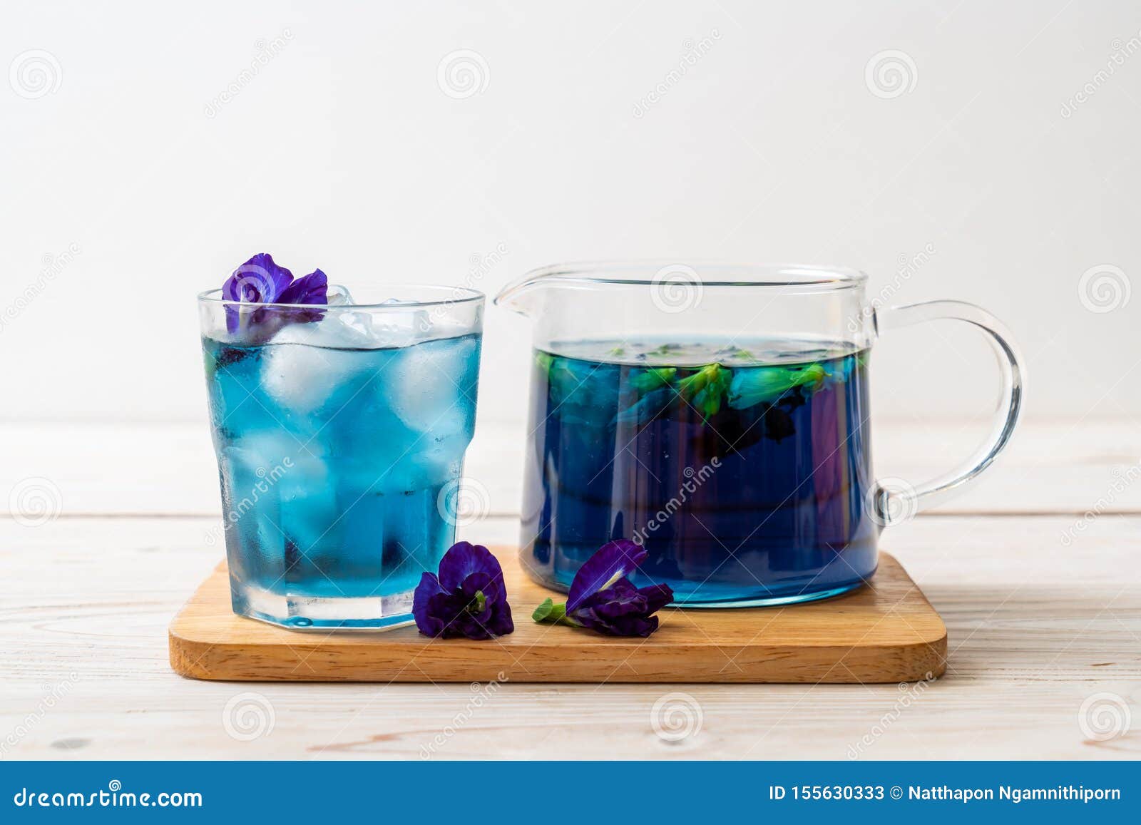 Butterfly pea juice stock image. Image of juice, beautiful 155630333