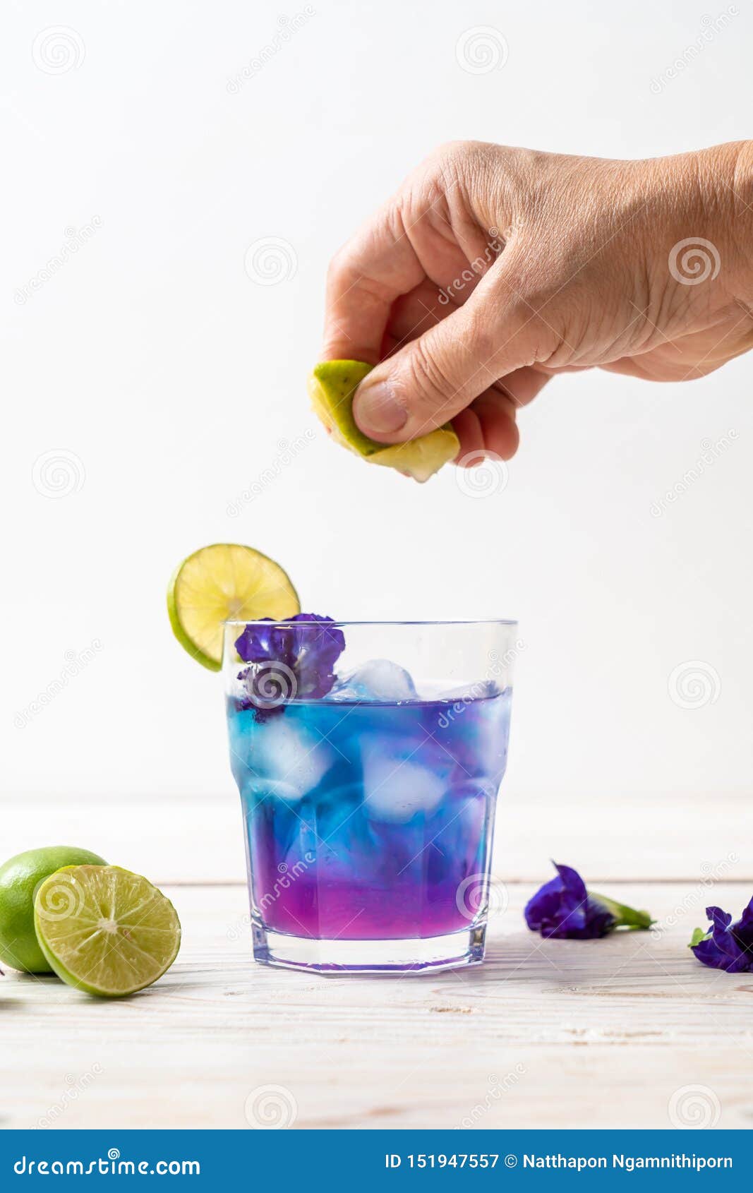 Butterfly Pea Juice For Drink RoyaltyFree Stock Photo CartoonDealer