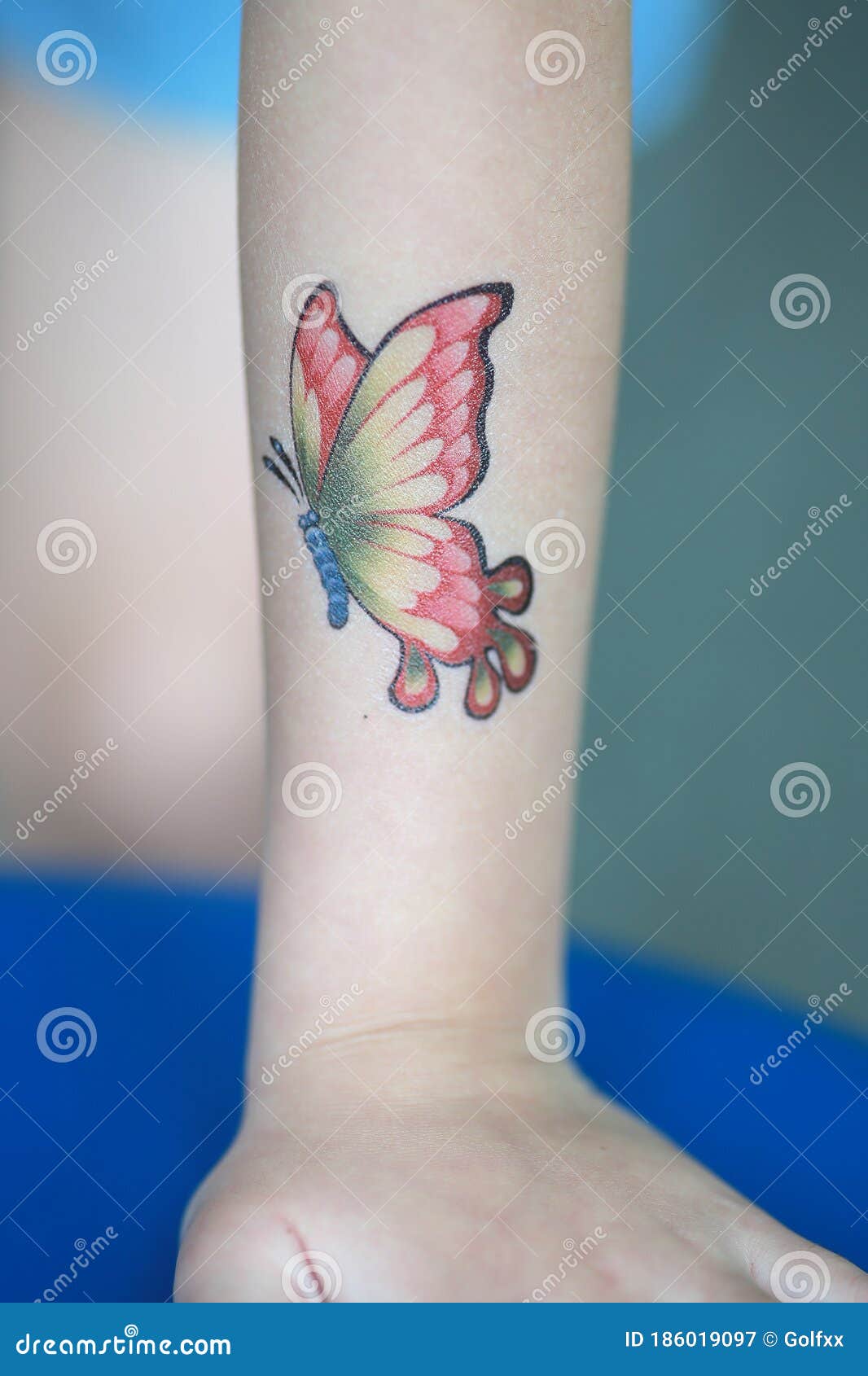 Butterfly Sticker on Child Hand, Dress Up Tattoo Stock Image - Image of female, live: 186019097 Butterfly Sticker on Child Hand, Dress Up Tattoo Stock Image - Image of female, live: 186019097