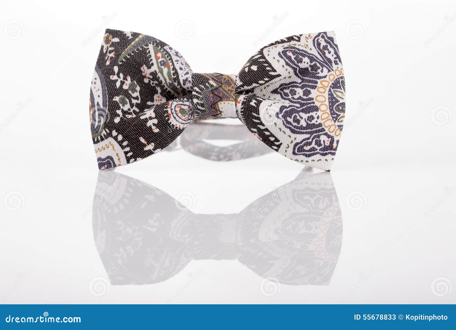 butterfly tie with an abstract pattern