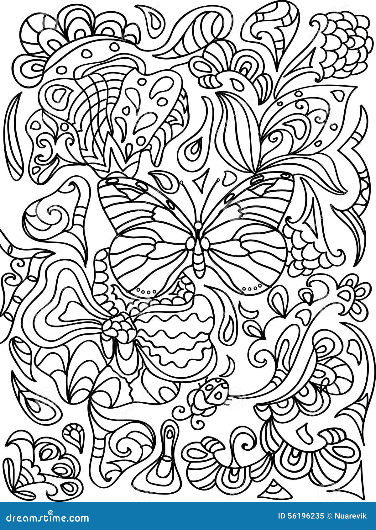 920 Zentangle Butterfly Coloring Pages , Free HD Download