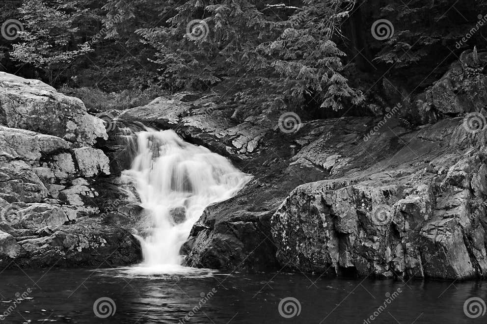 Buttermilk Falls stock photo. Image of flowing, lake, green 1506396