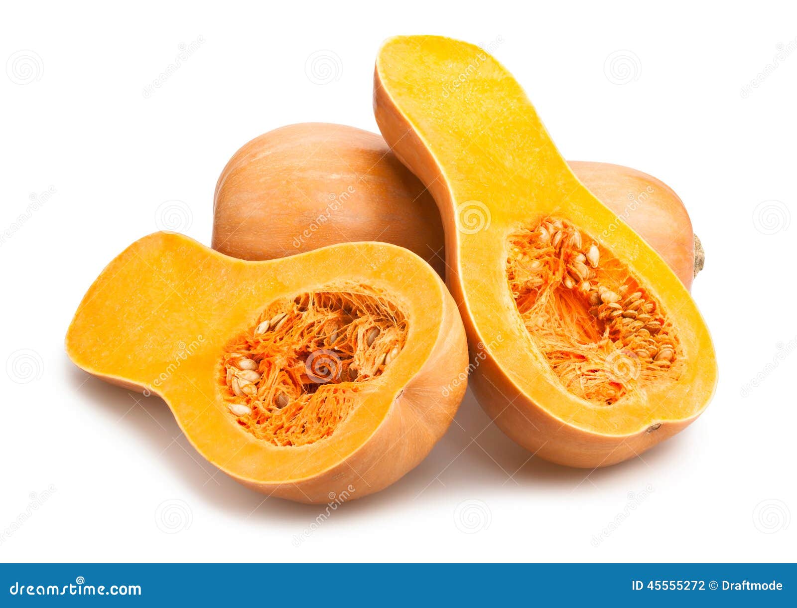Butternut squash stock photo. Image of diet, group, halved 45555272