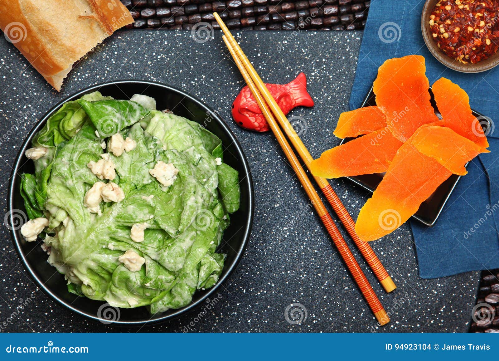 Buttery Lettuce Salad with Blue Cheese Crumbles Stock Photo Image of view, lettuce 94923104