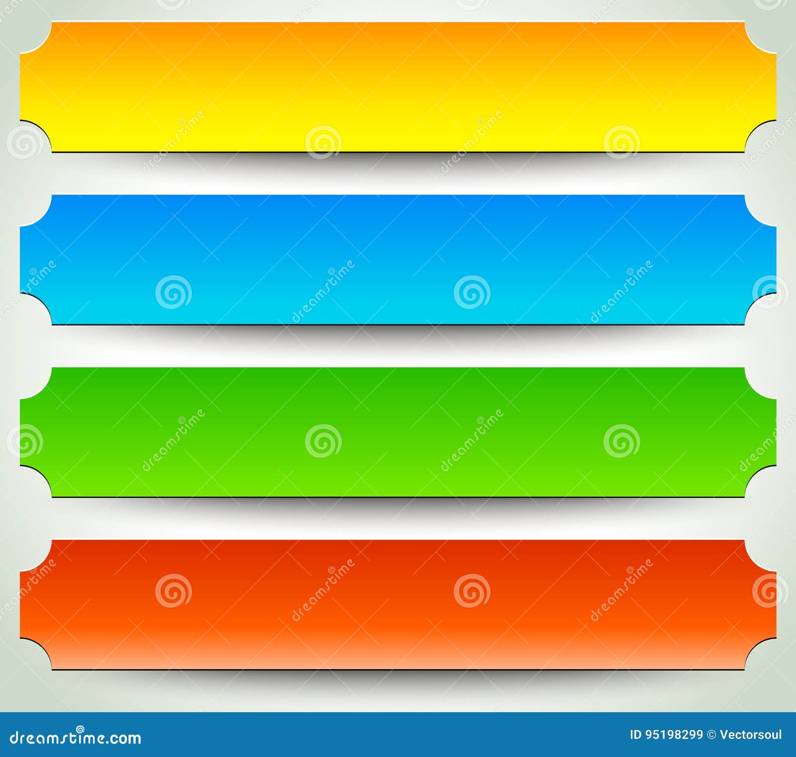 Button, Banner Shapes, Backgrounds. Abstract Tags, Labels Stock Vector ...