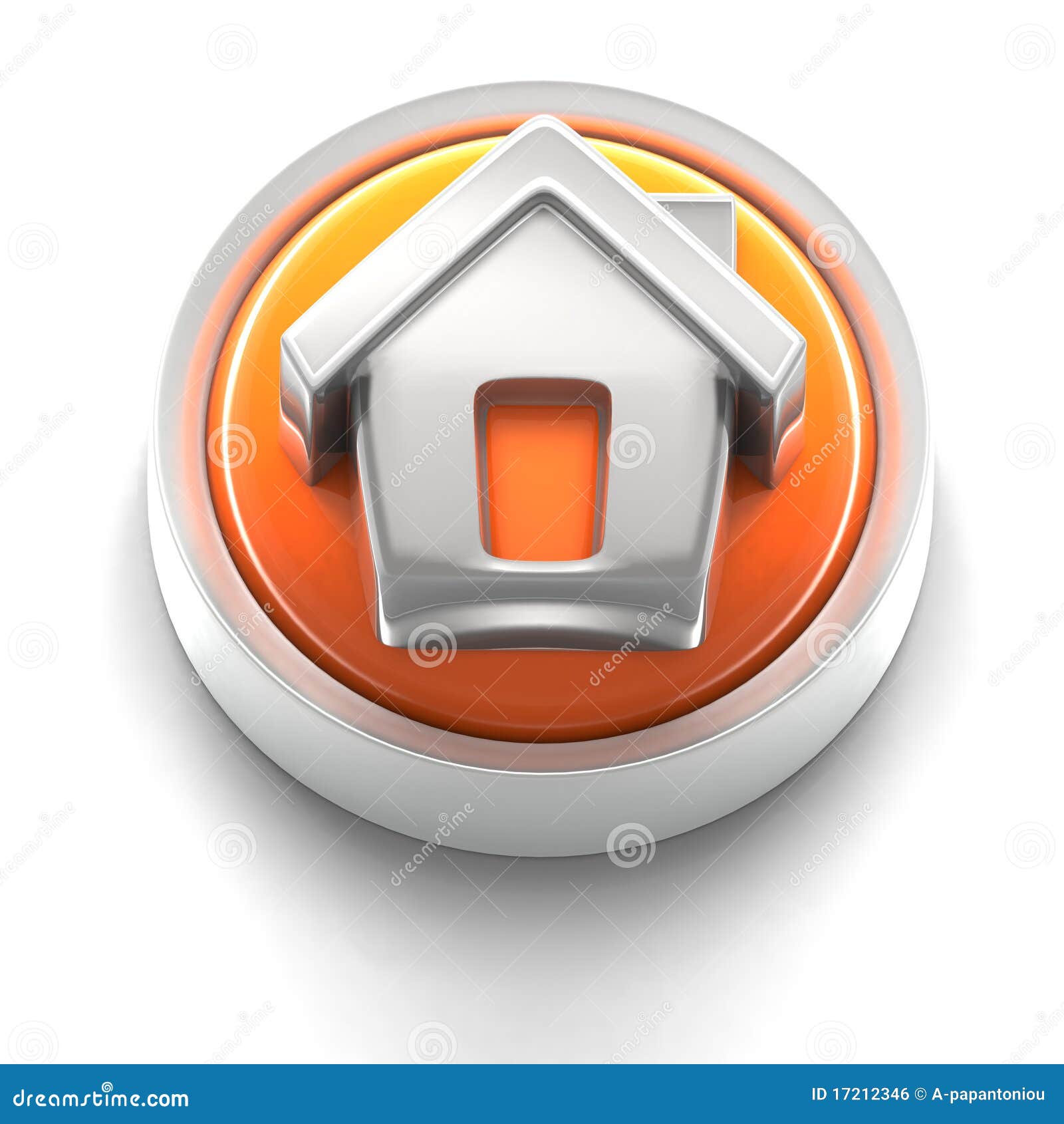 Orange Home Button Icon Png Rwanda 24