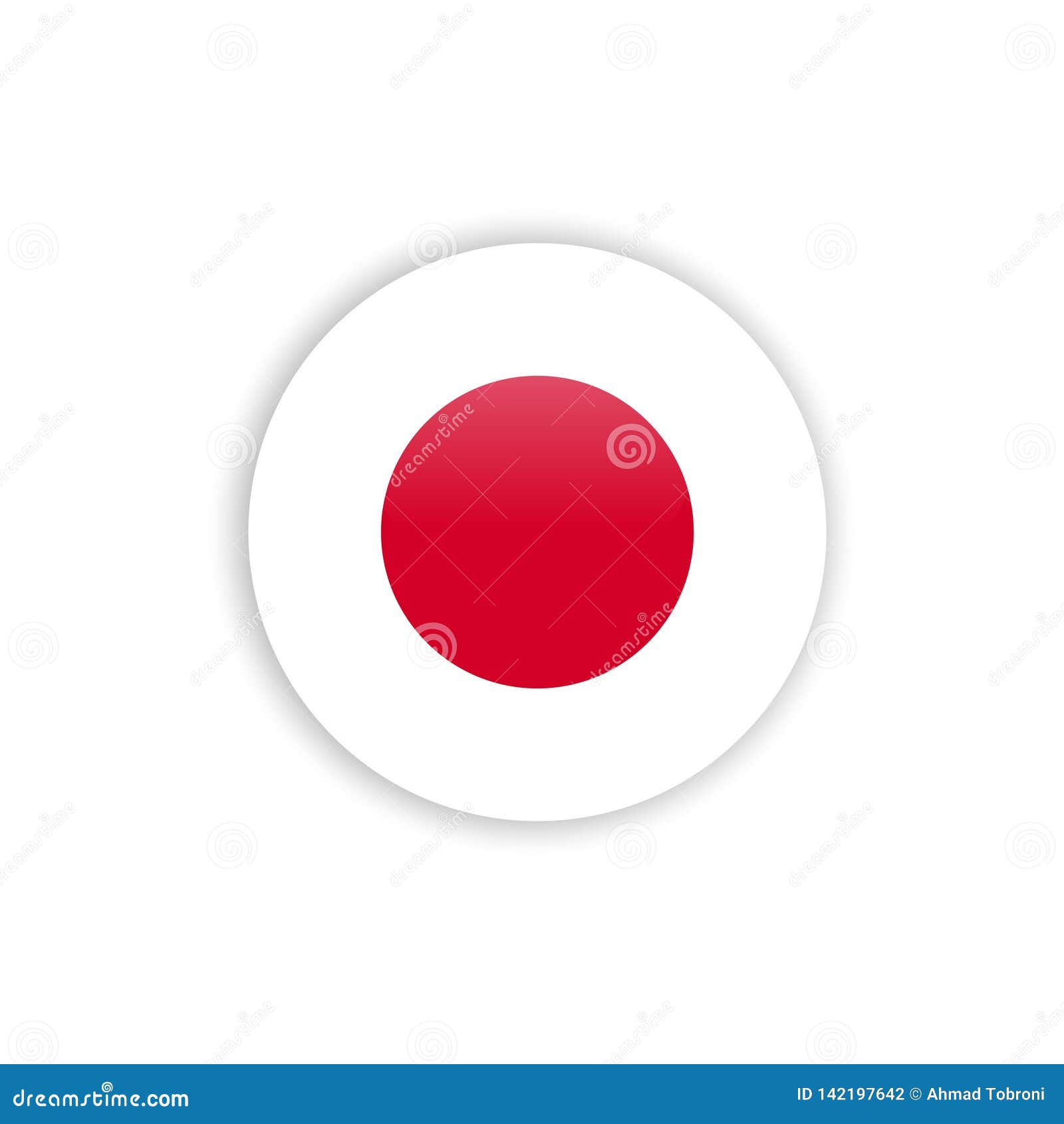 Download Button Japan Flag Vector Template Design Stock Vector ...