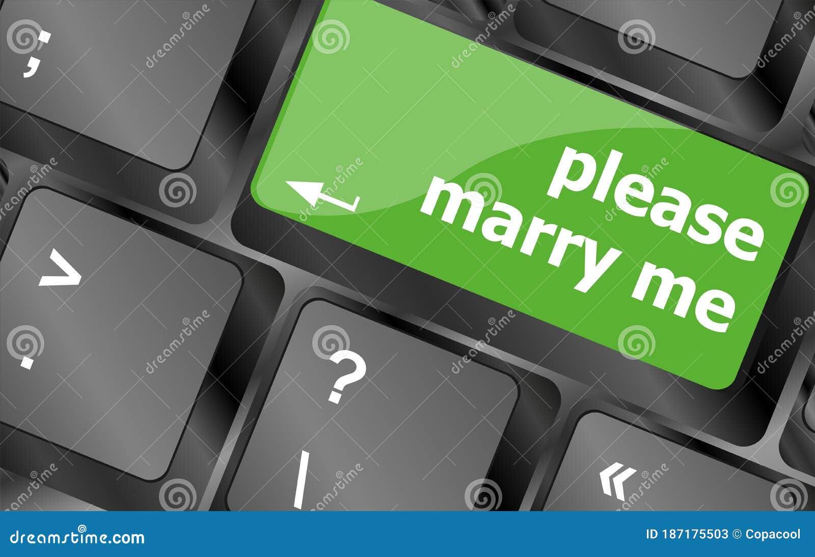 Button Keypad Keyboard Key With Please Marry Me Words Stock Illustration Illustration Of Keys Digital