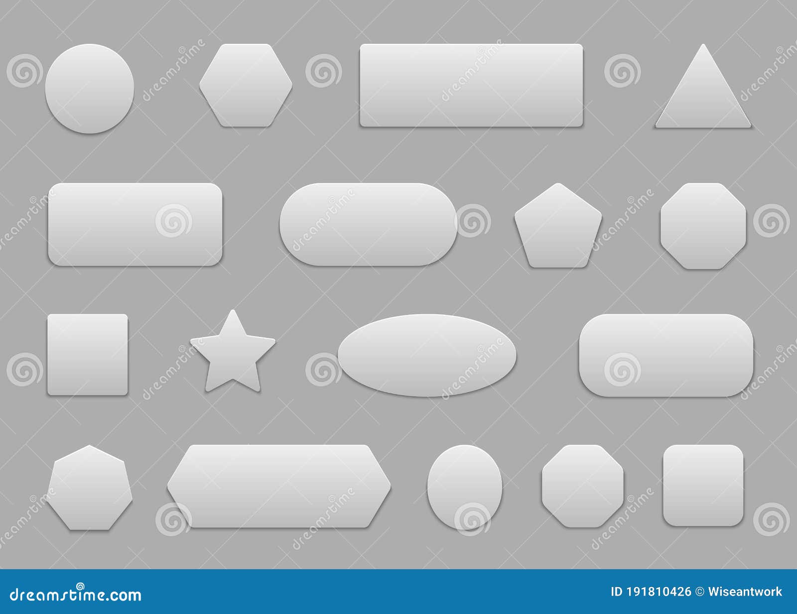 Premium Vector  Facebook square button design template