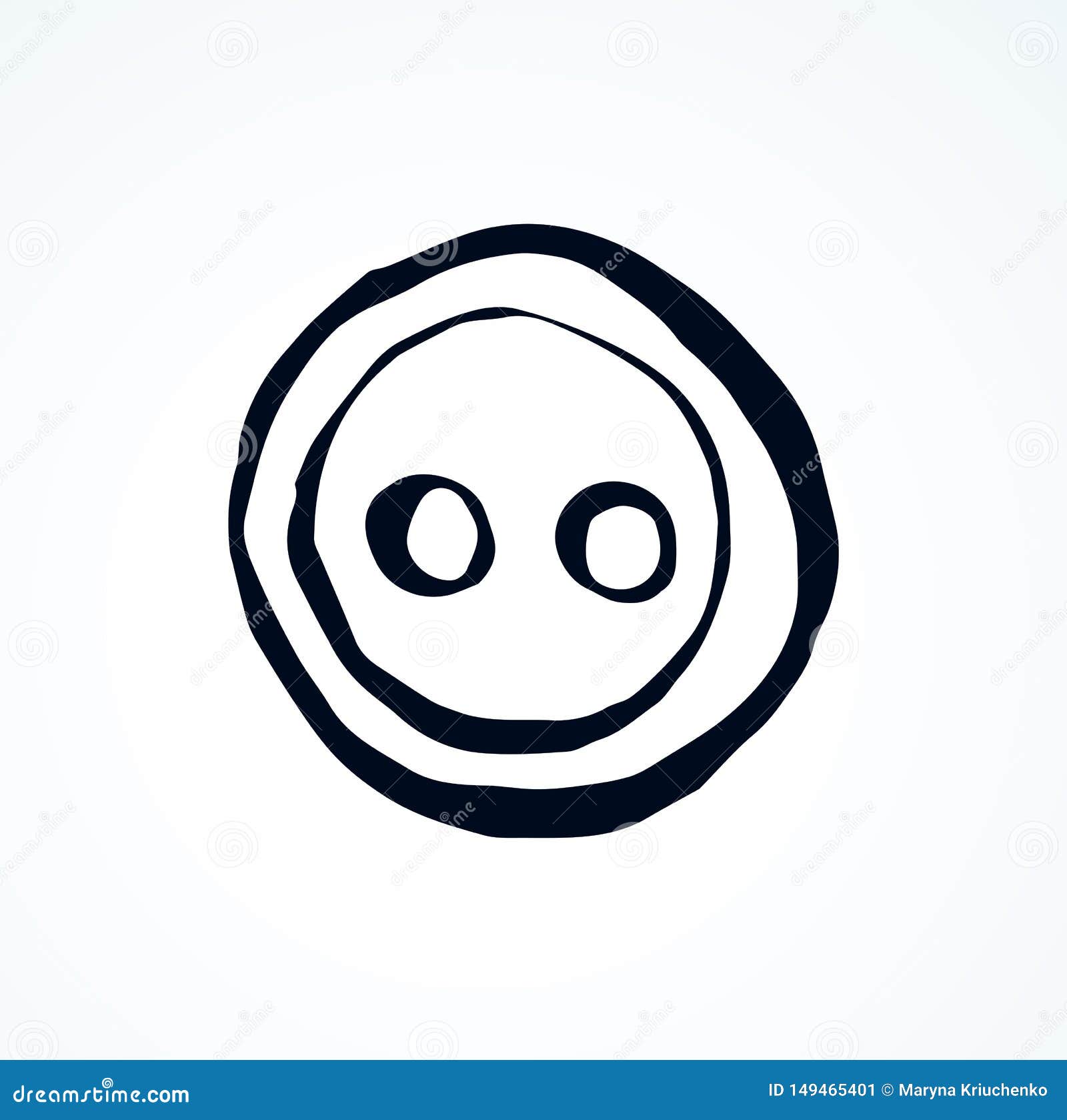 Button. Vector drawing stock vector. Illustration of design - 149465401