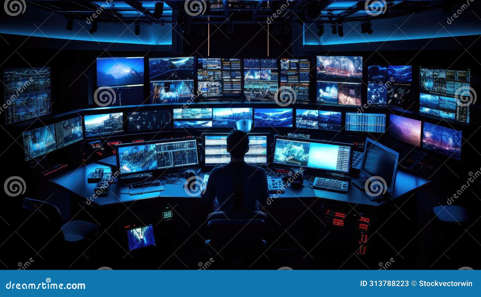 buttons lighting console
