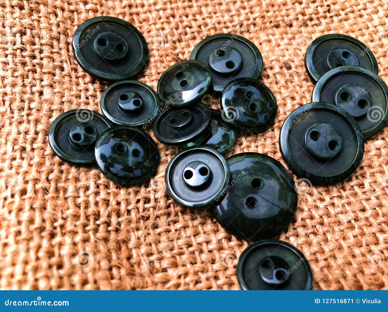 Buttons, Lots of Buttons. Buttons for Sewing and Craft. Stock Image