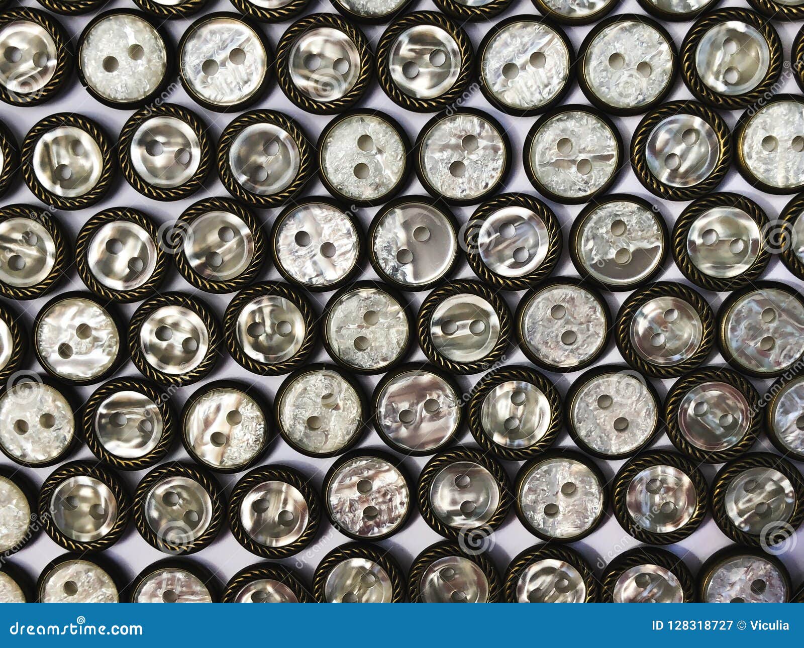 Buttons, Lots of Buttons. Buttons for Sewing and Craft Stock Image