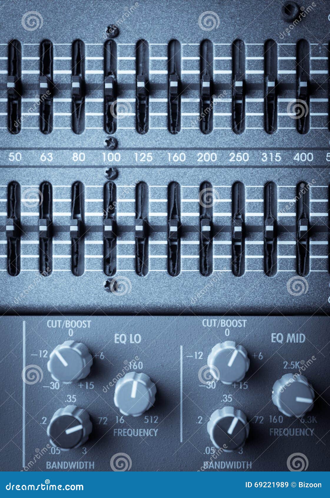 Buttons in sound studio stock image. Image of knob, soundboard 69221989