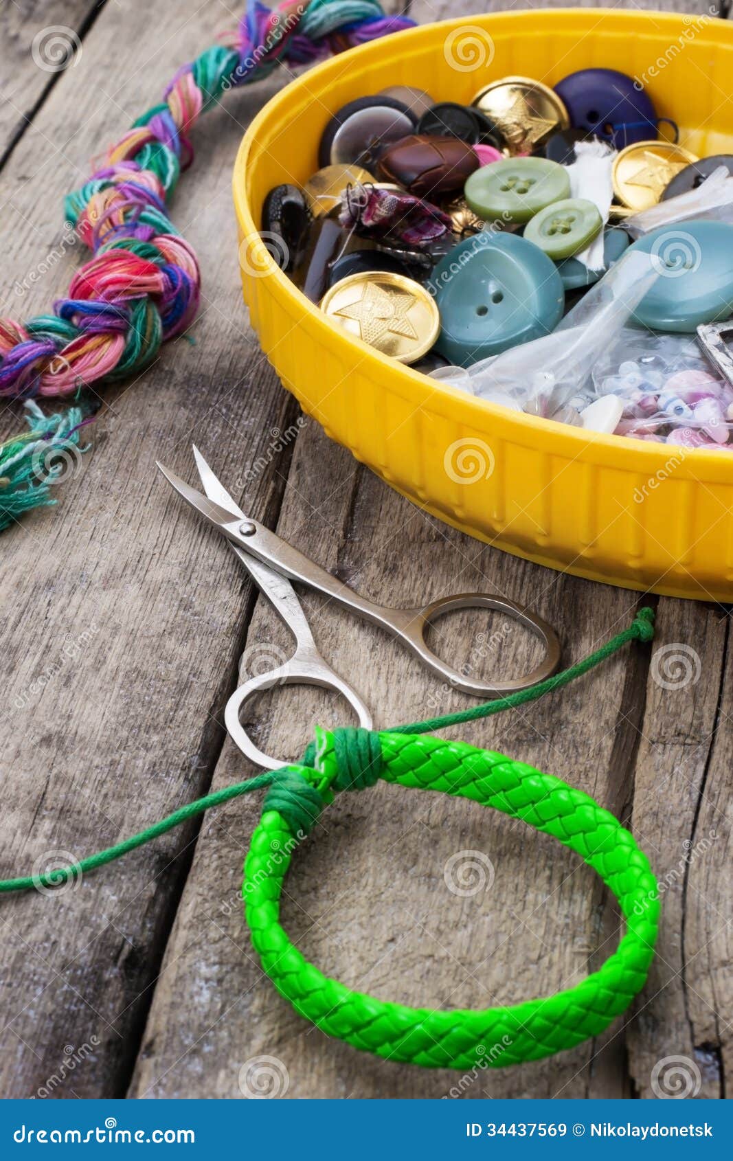 Buttons and zipper stock image. Image of buttoning, sewing 34437569