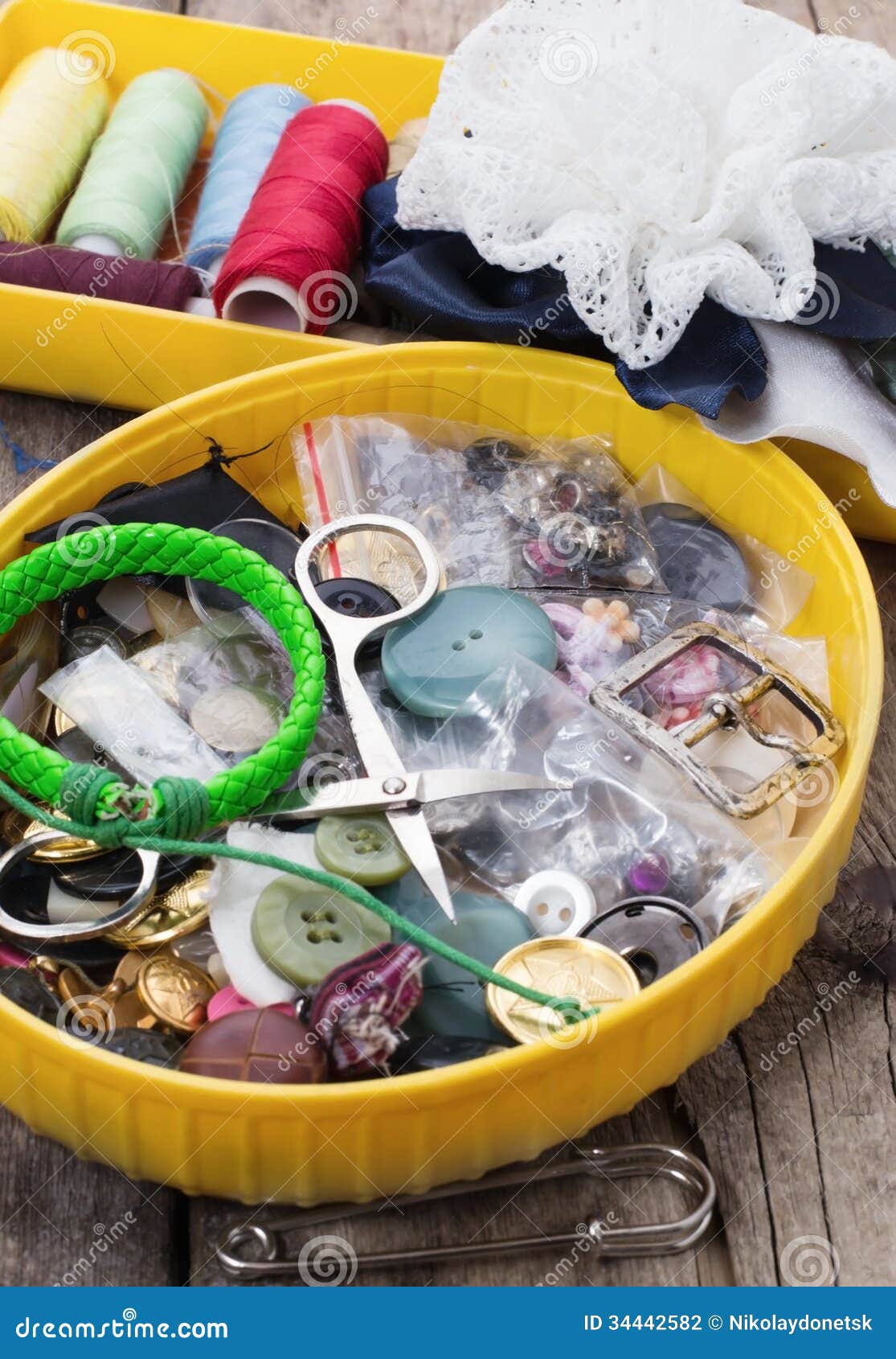 Buttons and zipper stock photo. Image of connection, zipper 34442582