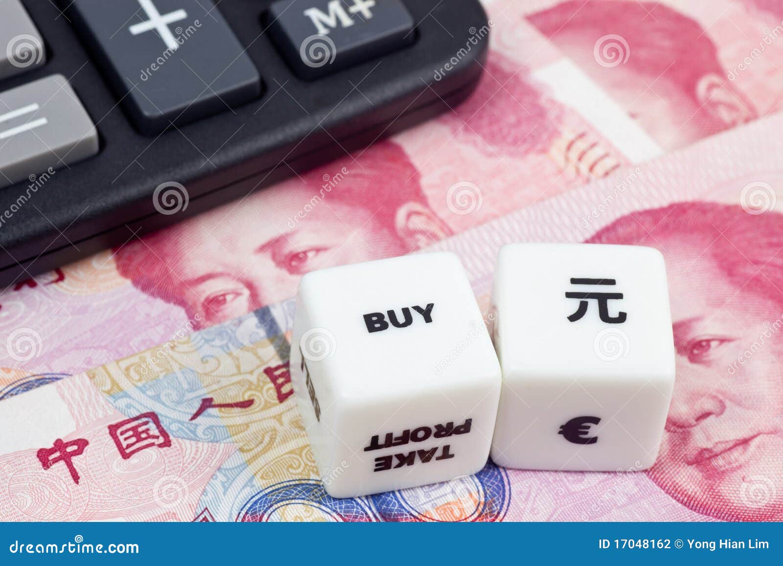 Buy Chinese yuan stock photo. Image of dice, gamble, trading 17048162