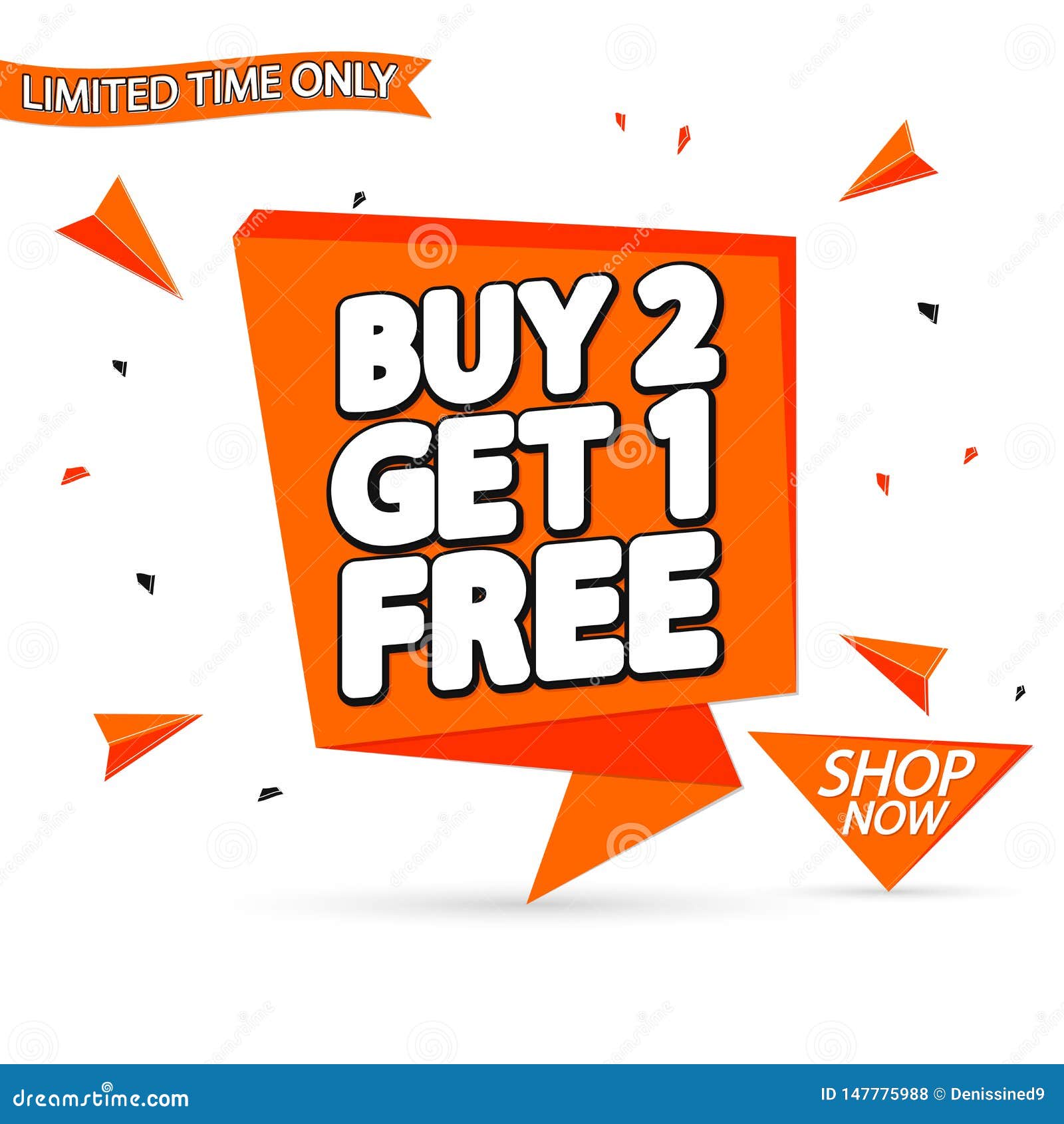 Buy 2 Get 1 Free, Sale Banner Design Template, Discount Speech Bubble Tag,  Vector Illustration Stock Vector - Illustration Of Season, Offer: 147775988