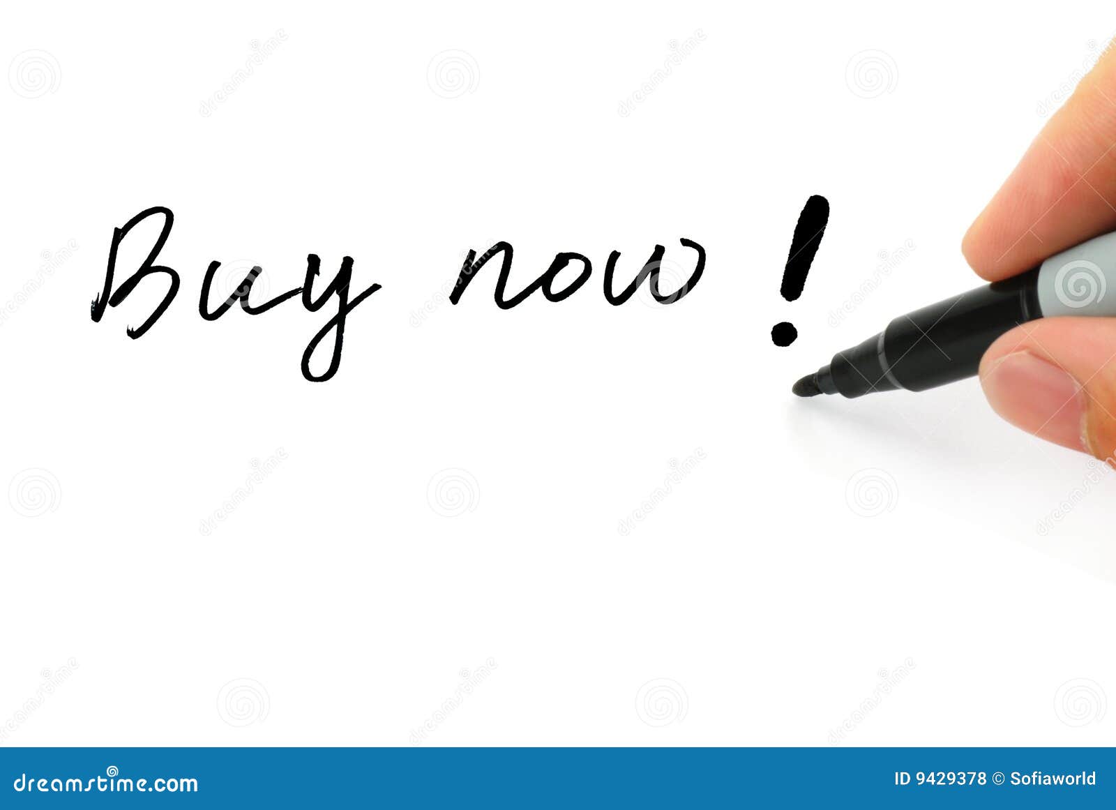 Buy now! stock photo. Image of handwriting, information 9429378