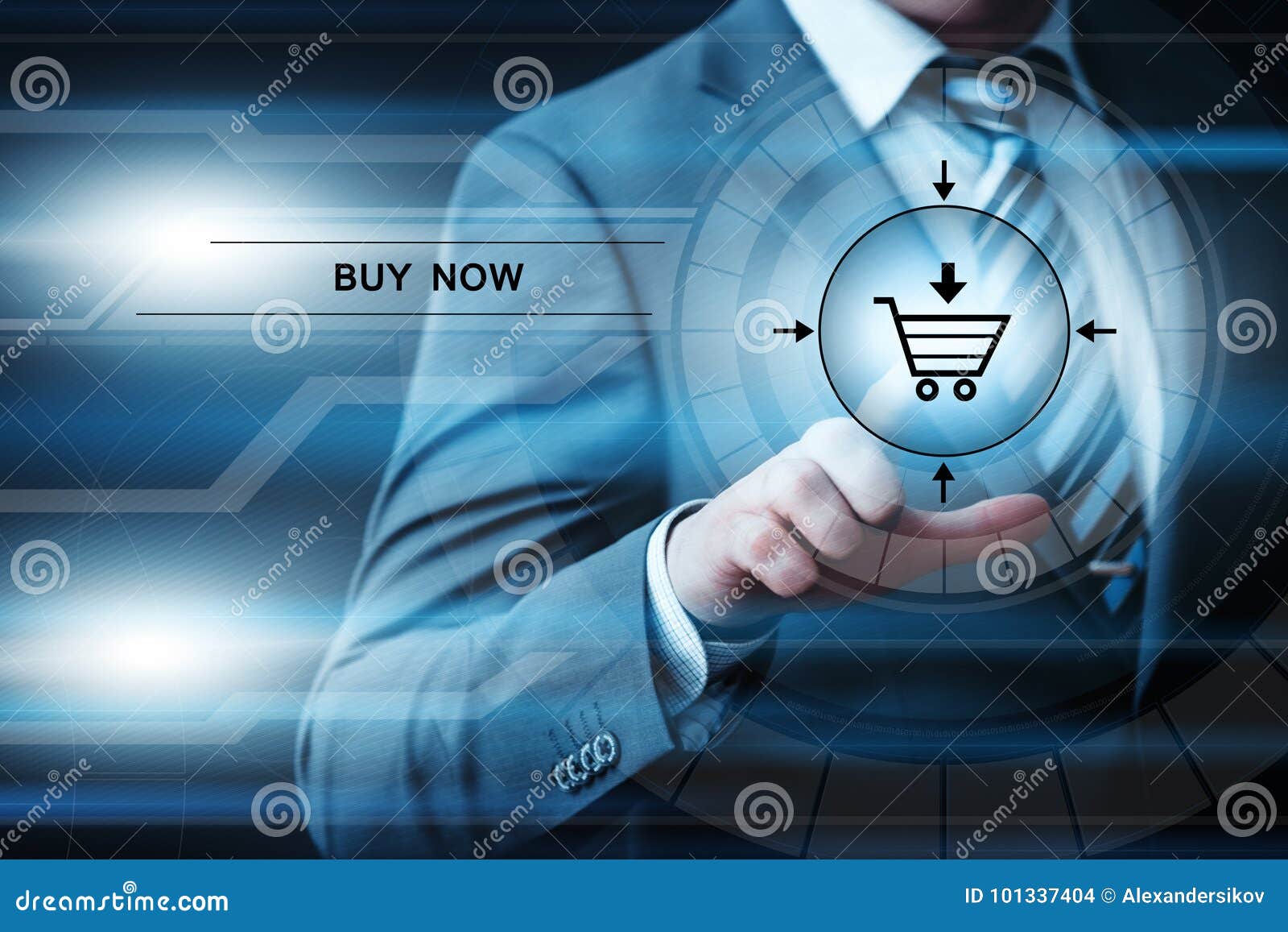 Buy now online shopping order internet business technology concept.