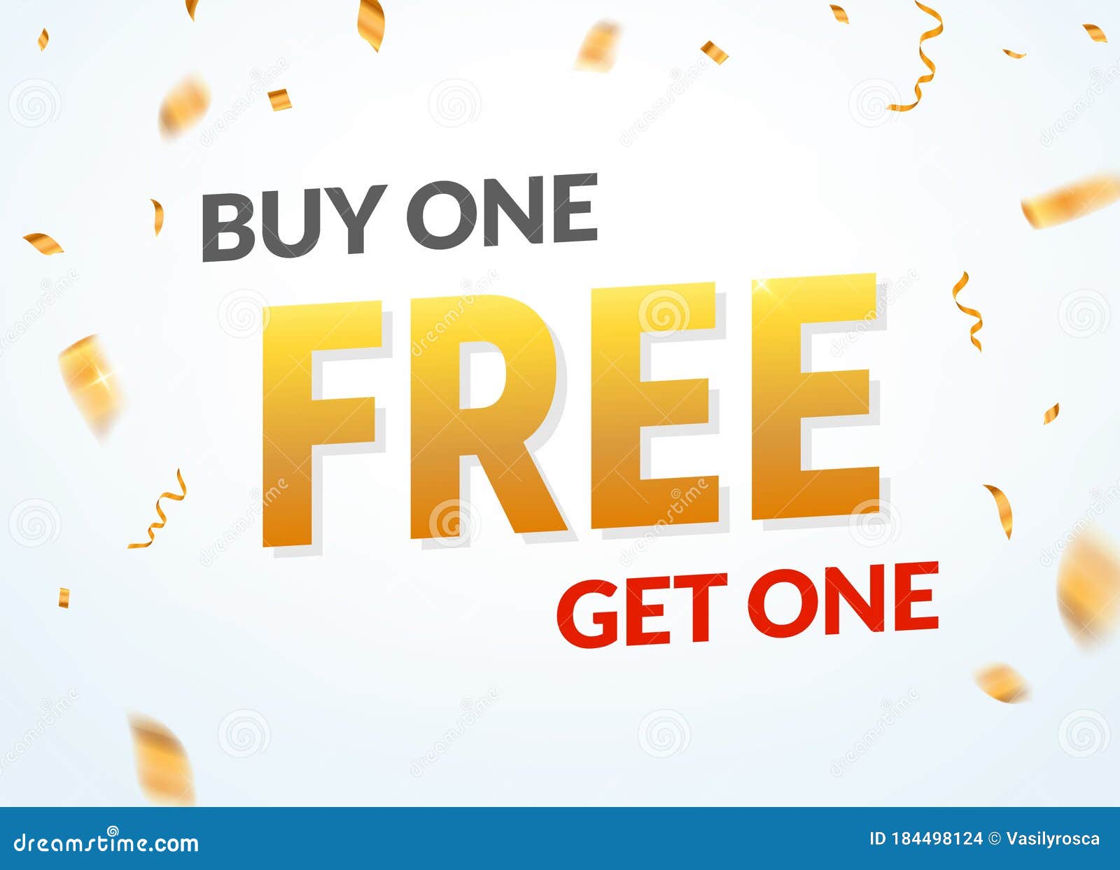 Buy One Get One Free Sale Offer Design Vector Promo Buy 1 Get One Free