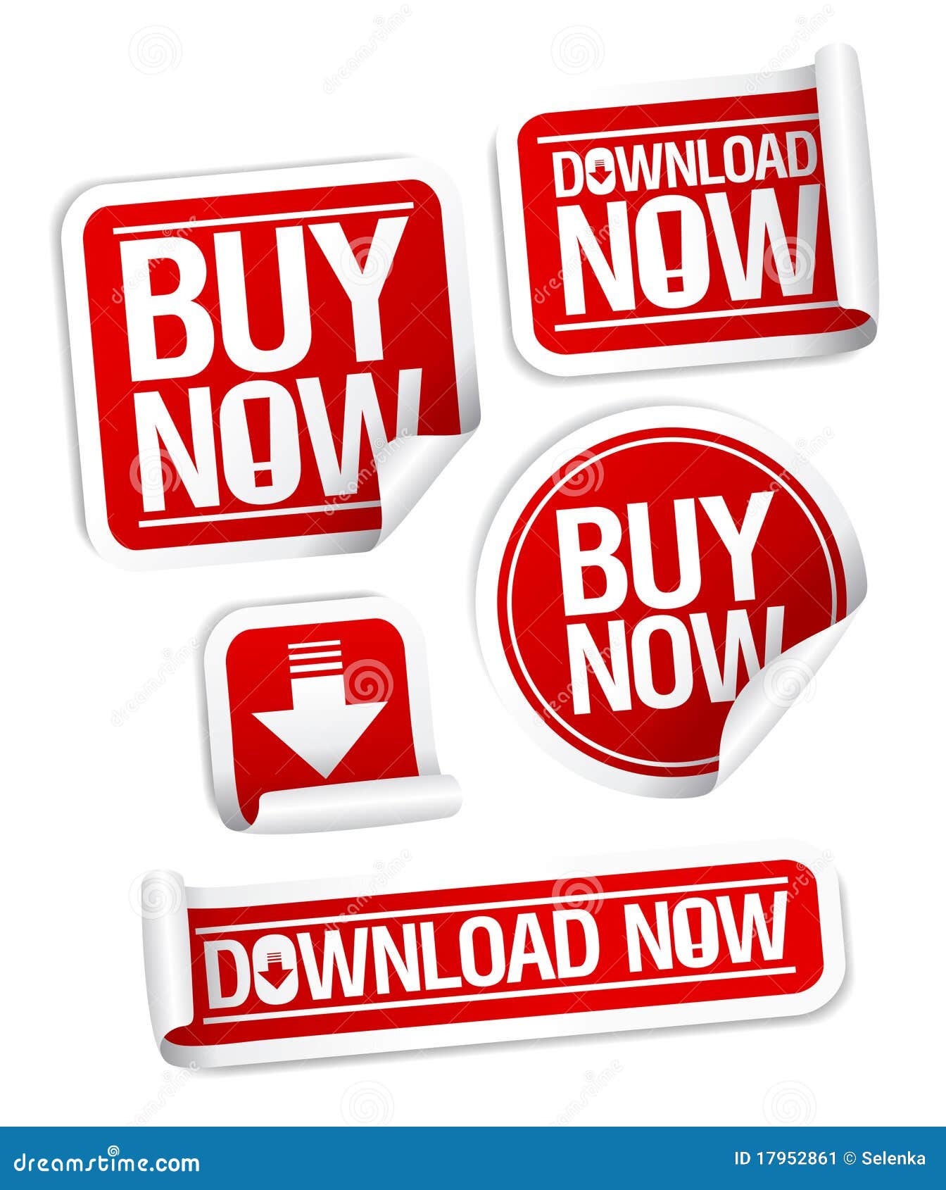 Buy online stickers. stock vector. Illustration of cart 17952861