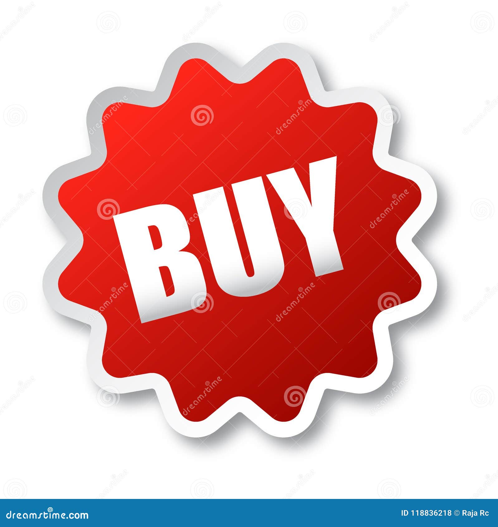 Buy sticker stock illustration. Illustration of clip 118836218