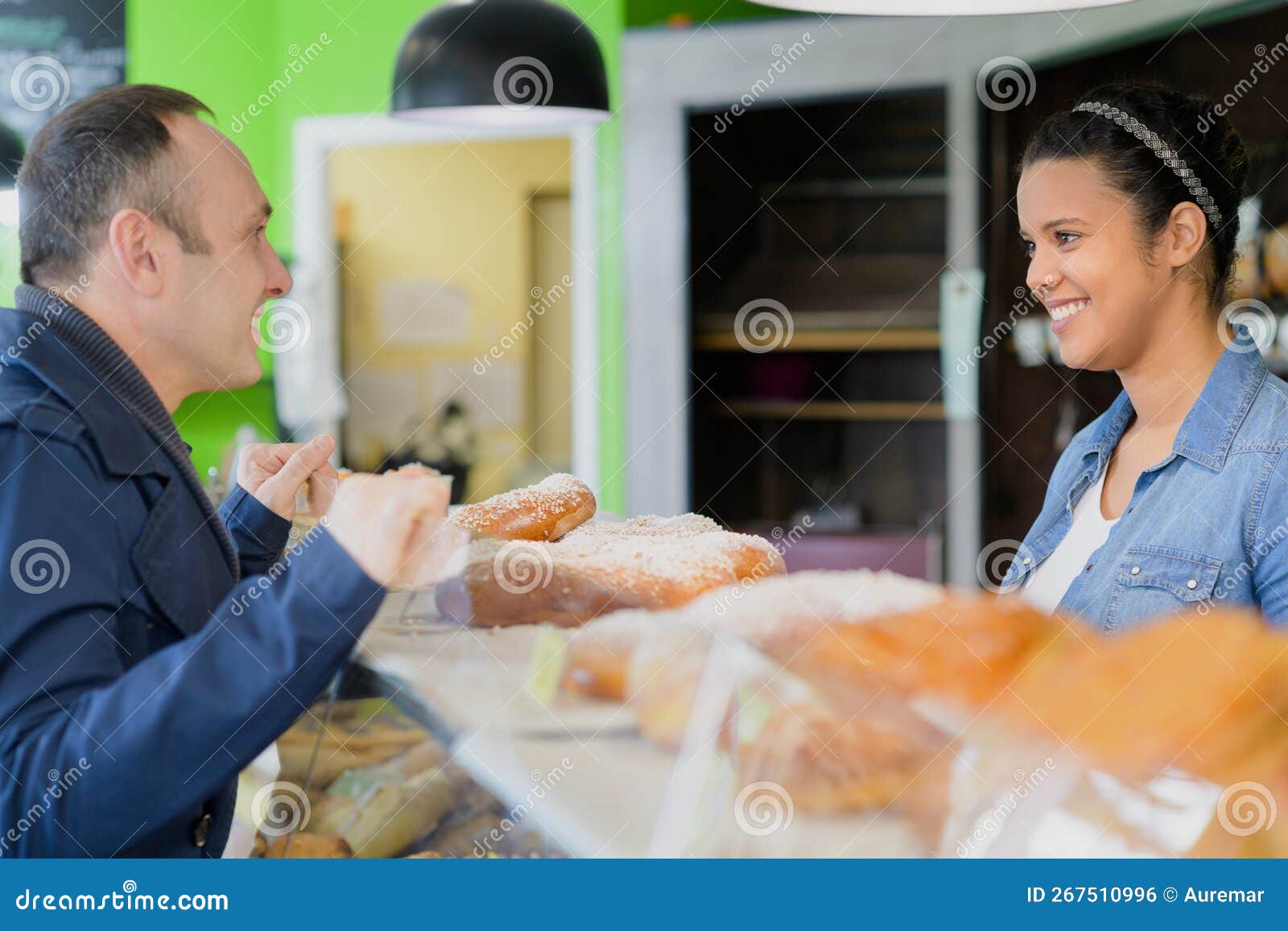 Buying bread from bakery stock photo. Image of executive 267510996