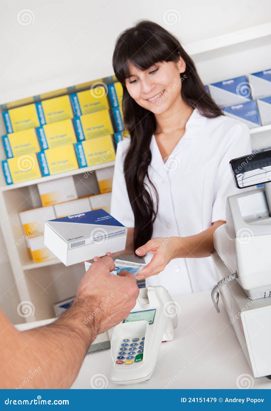 Buying Medicine at Pharmacy Stock Image Image of euro, healthcare
