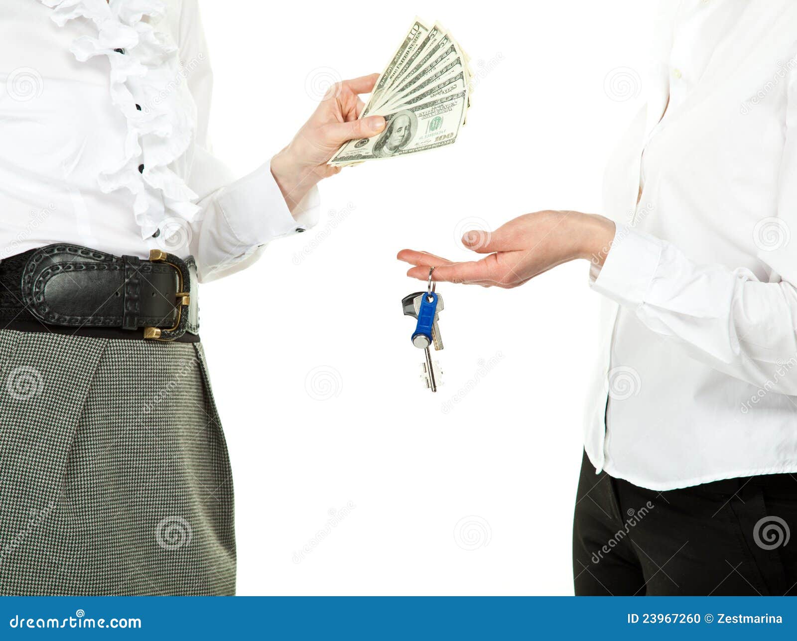 Buying or Renting Real Estate Stock Photo Image of house