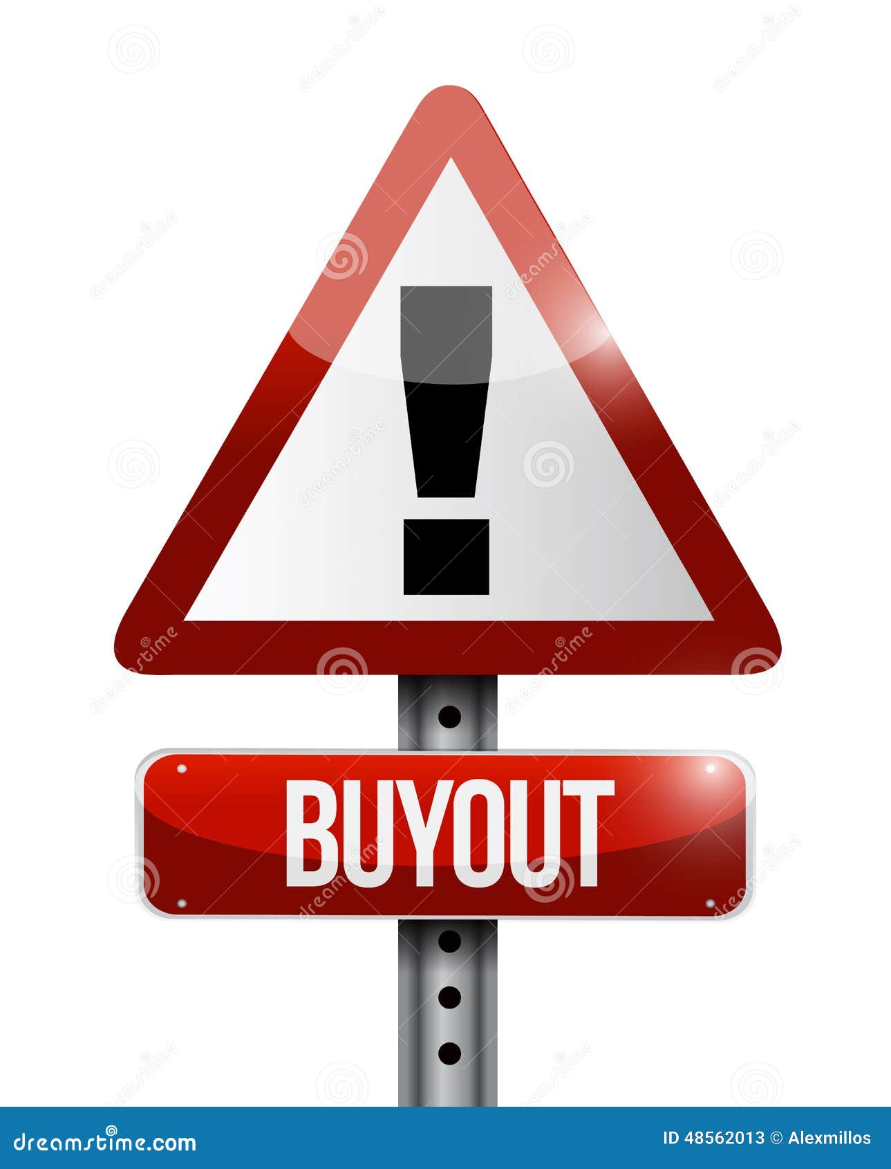 buyout warning sign  