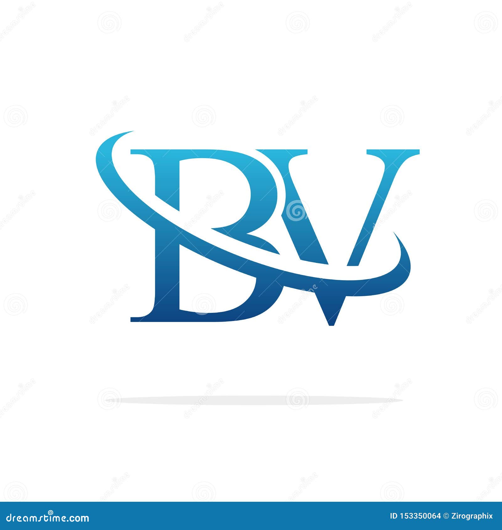 BV Logo Letter Design Icon. BV Letters with Colorful Creative Swoosh Lines  4679030 Vector Art at Vecteezy