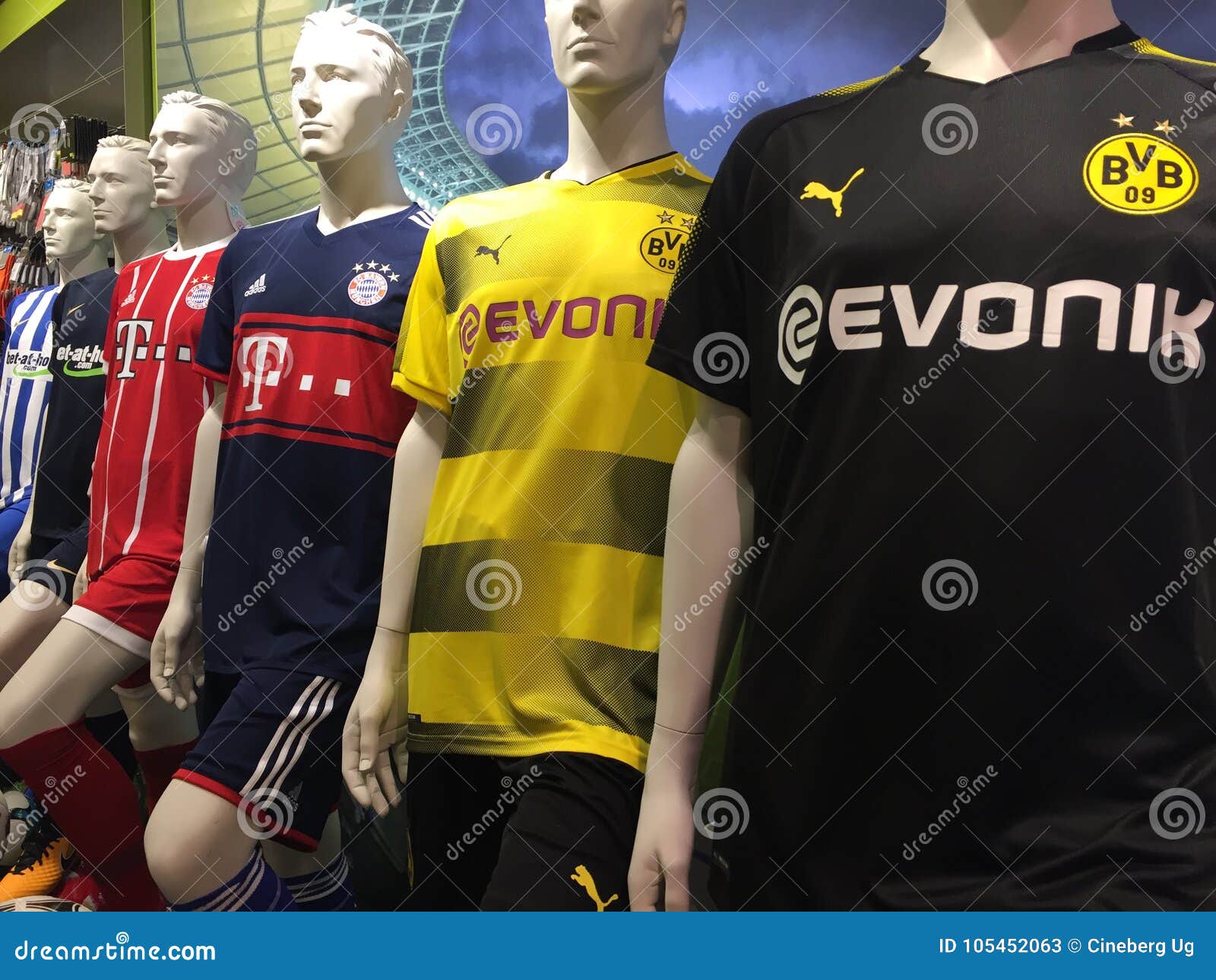 BVB Borussia Dortmund and FCB Bayern Munich T Shirts Editorial Stock Photo  - Image of symbol, germany: 105452063