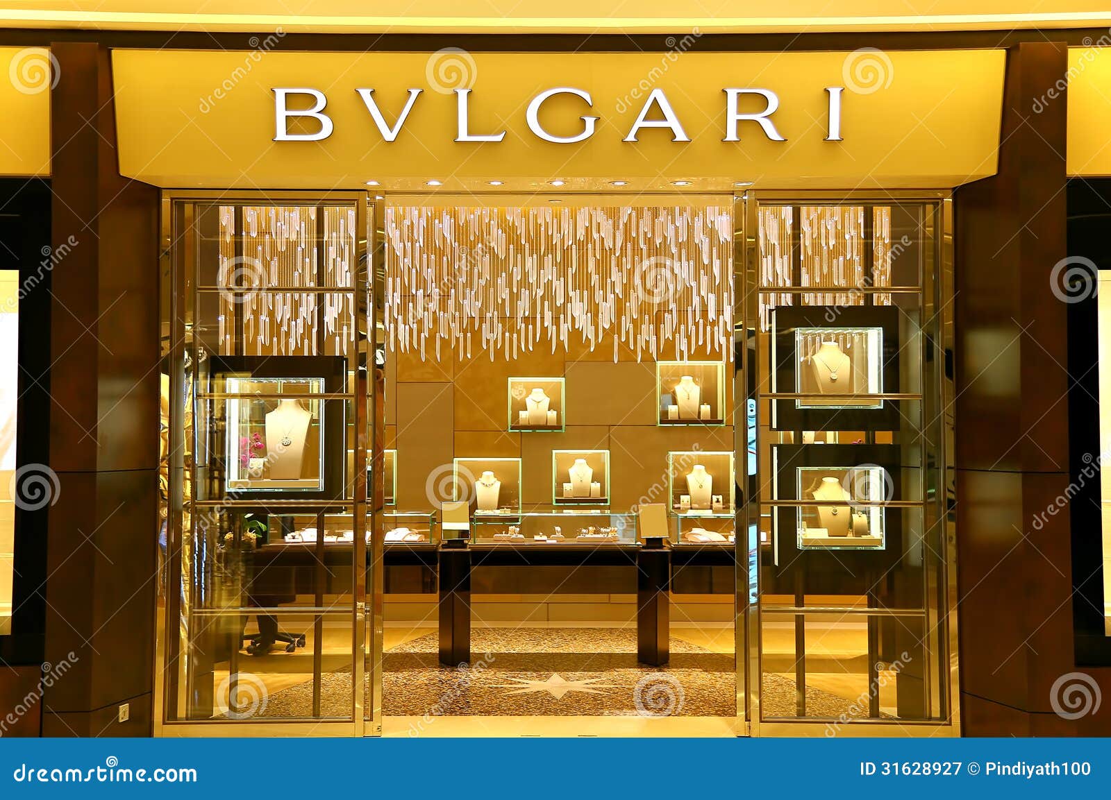 Bvlgari boutique editorial photography. Image of products - 31628927