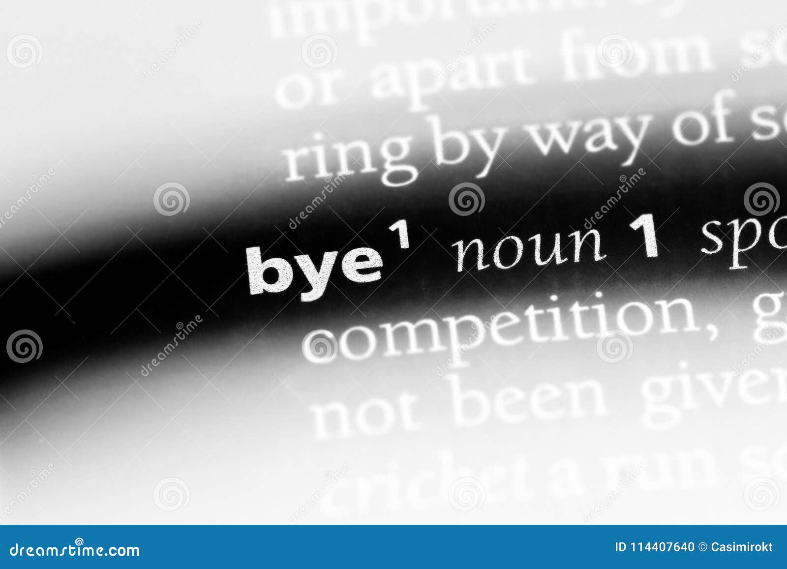 Bye stock photo. Image of macro, idea, dictionary, paper 114407640