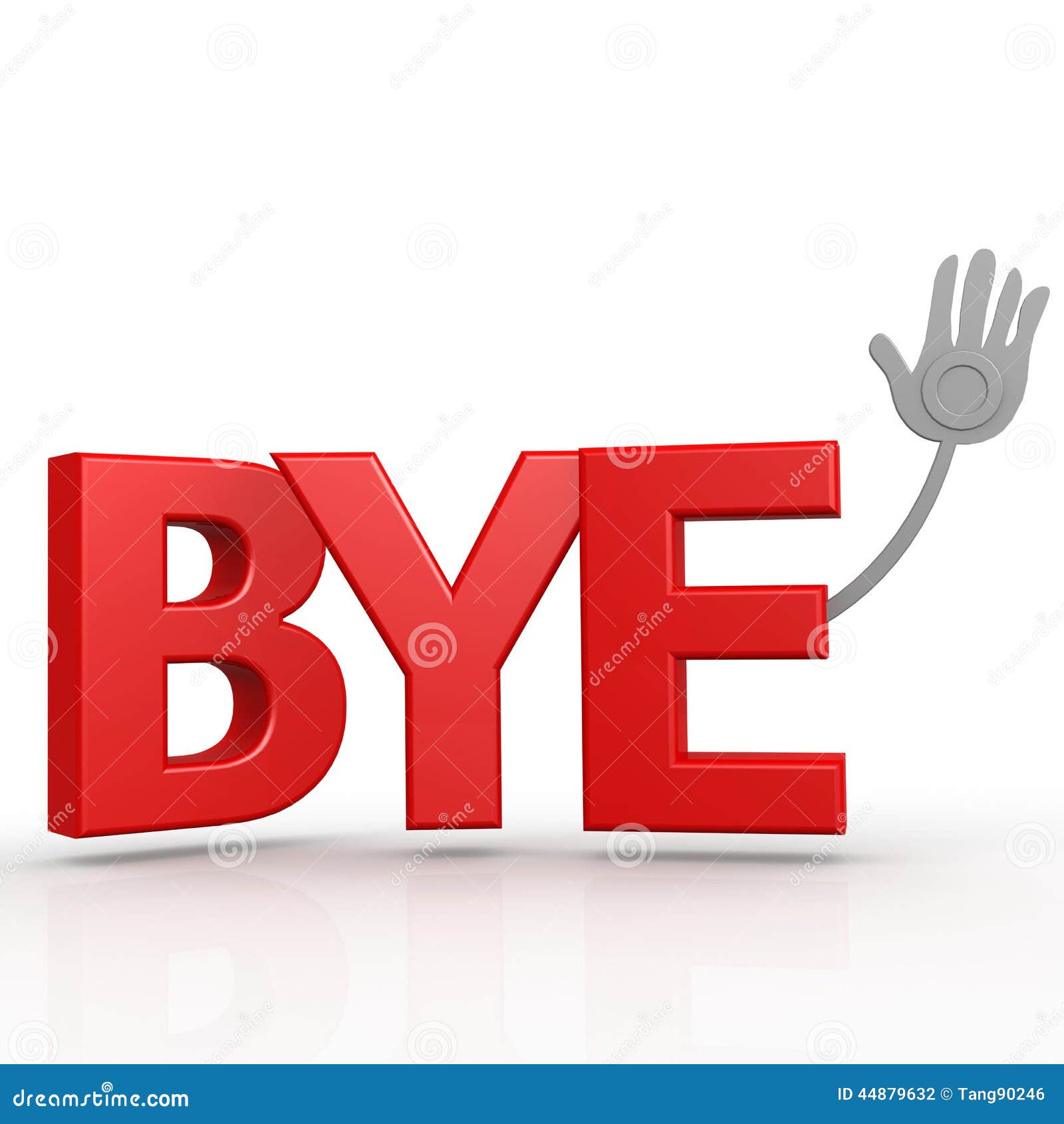 Good bye concept design royalty free illustration cartoondealer