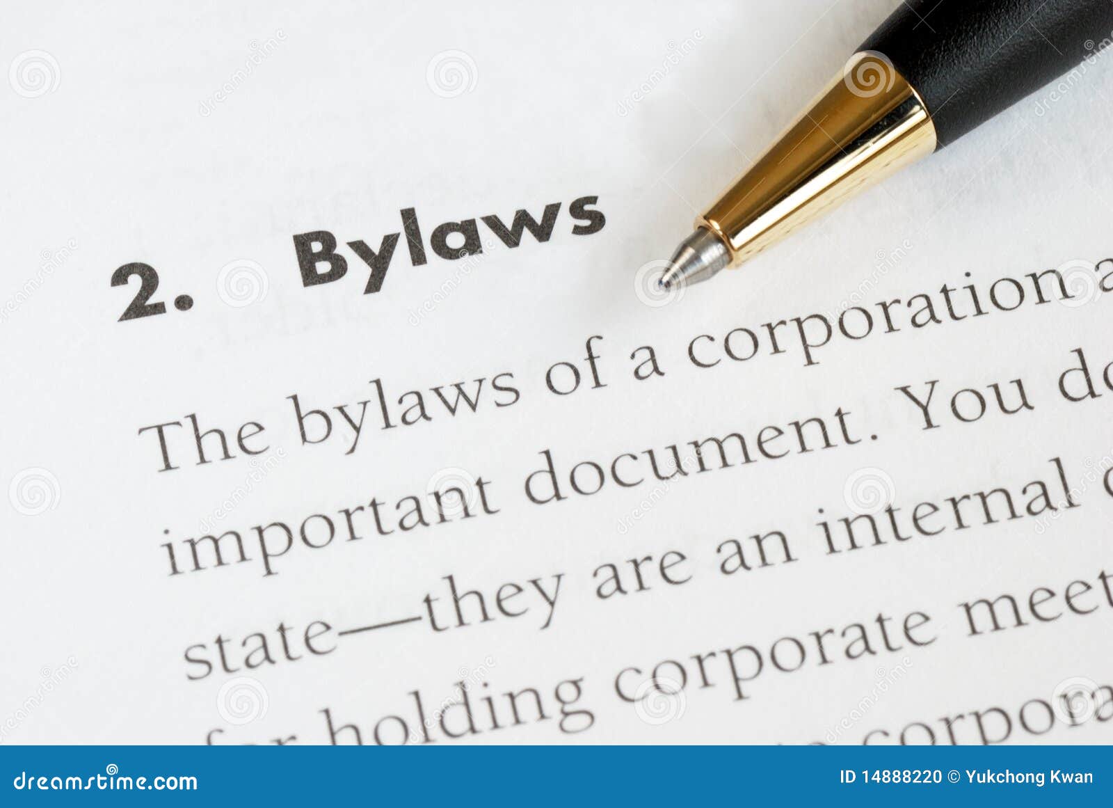 the bylaws of a corporation