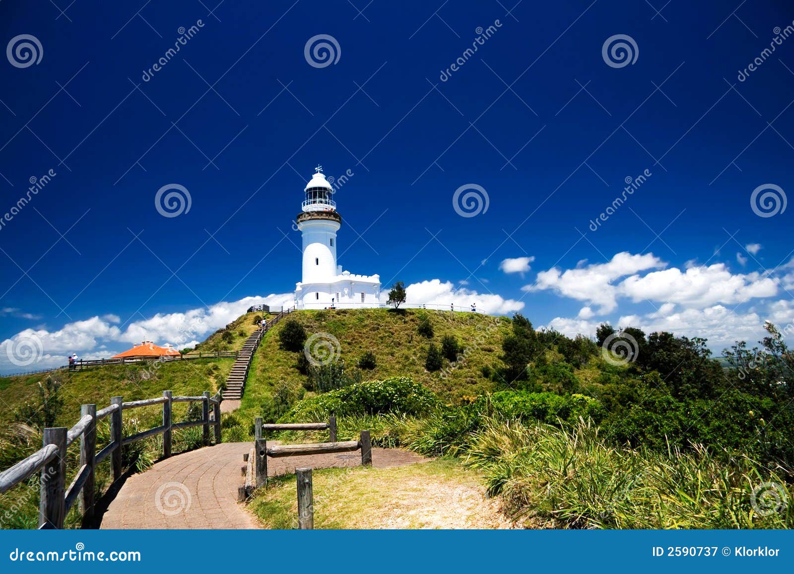 Byron Bay Lighthouse stock image. Image of lighthouse 2590737