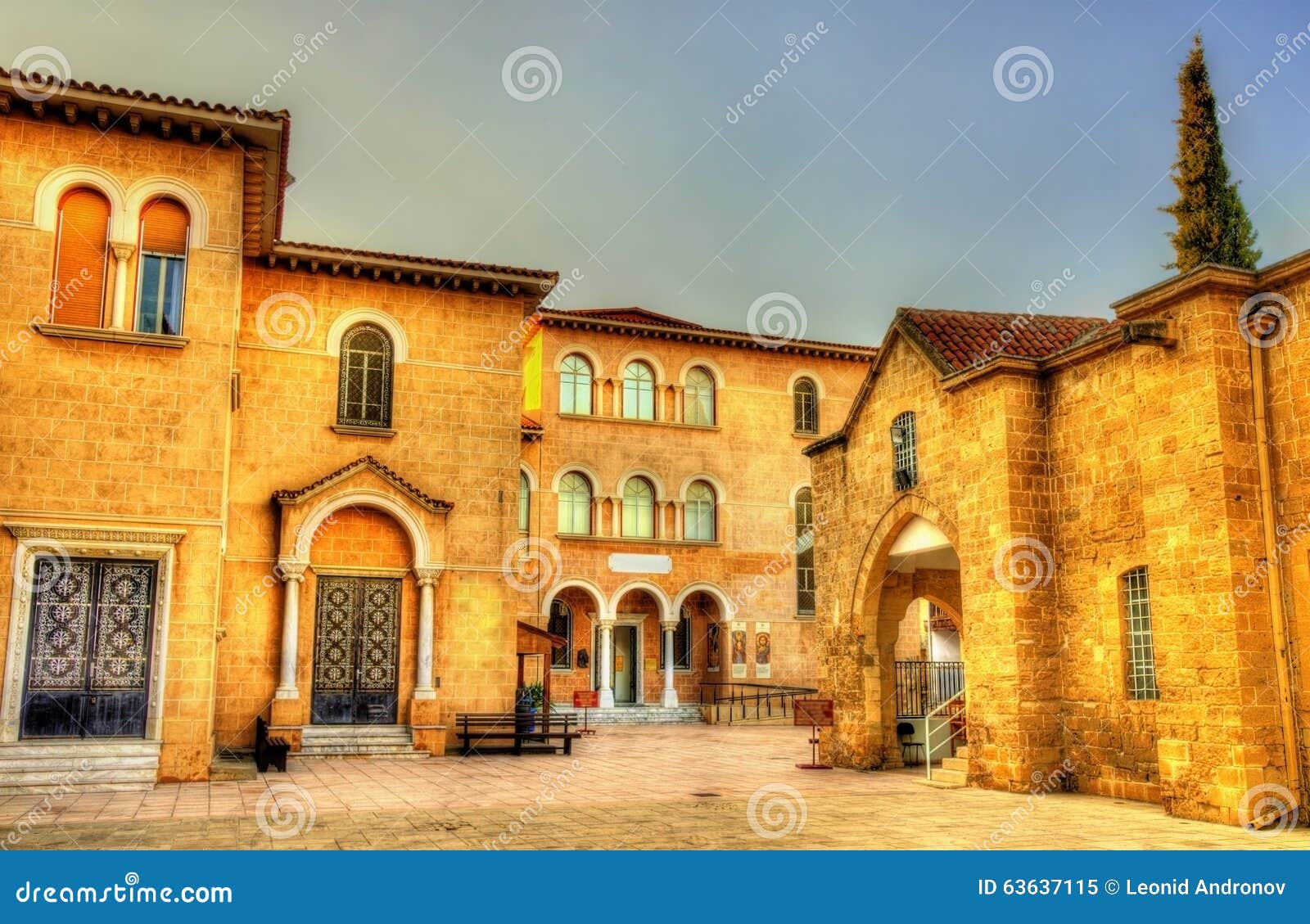 byzantine museum and archbishop palace in nicosia