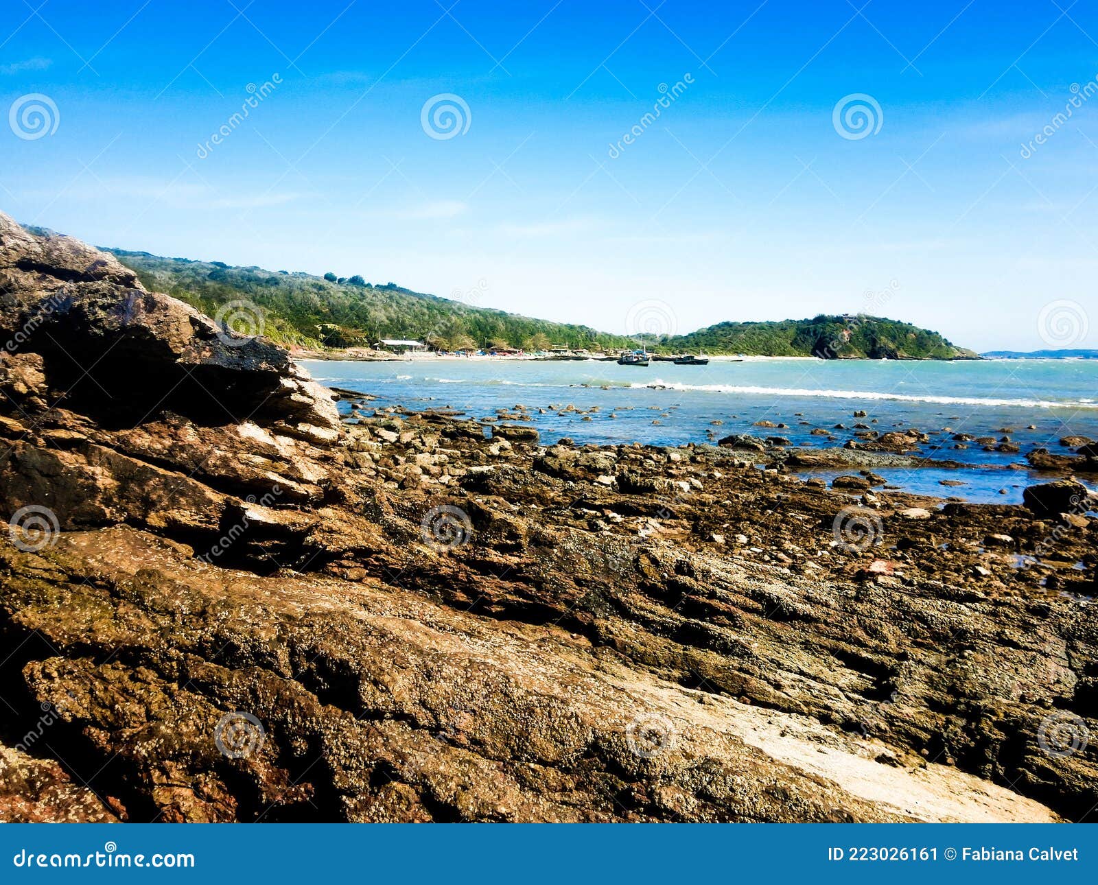 rock formation in buzios, tartaruga beach.