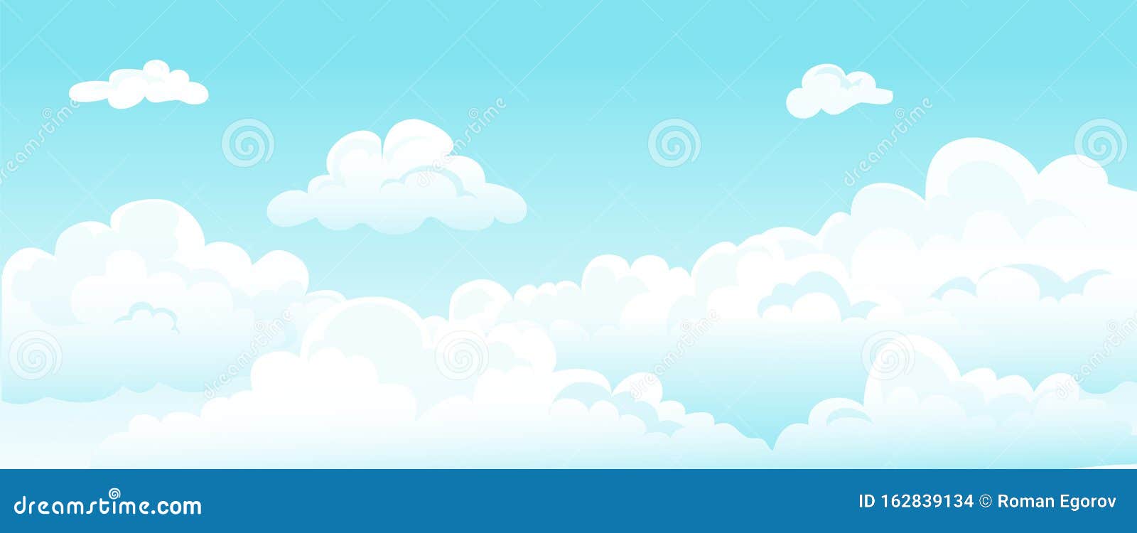 Vetores de Jogo Da Nuvem Dos Desenhos Animados Fundo Do Céu Nebuloso Céu  Azul Com As Nuvens Macias Brancas Ilustração Do Vetor e mais imagens de  Nuvem - iStock